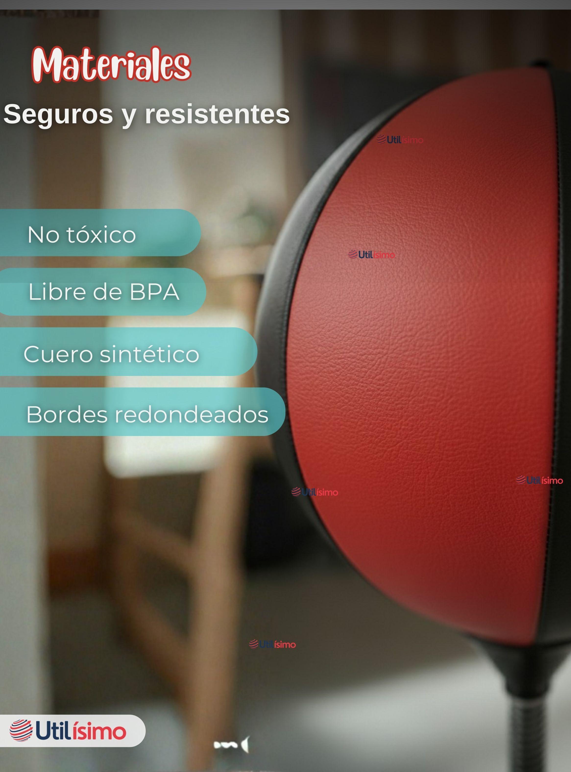 Set de Boxeo Punching Ball Altura Ajustable Guantes y Bomba para Niños-2