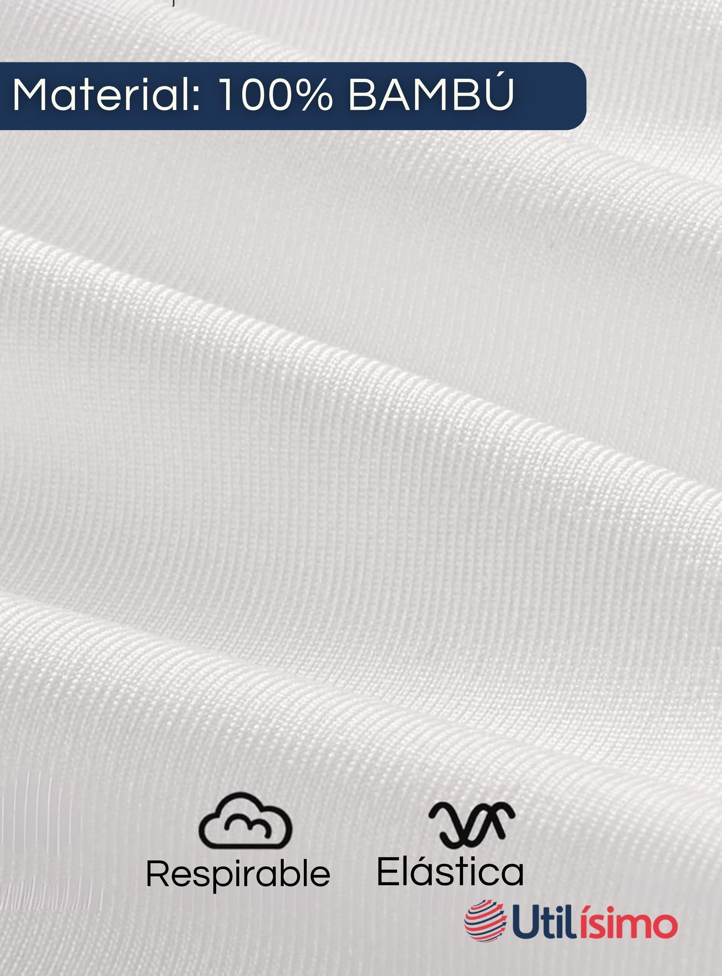  Camiseta Cuello Redondo Bambú Juvenil Polera Colores Surtidos-1