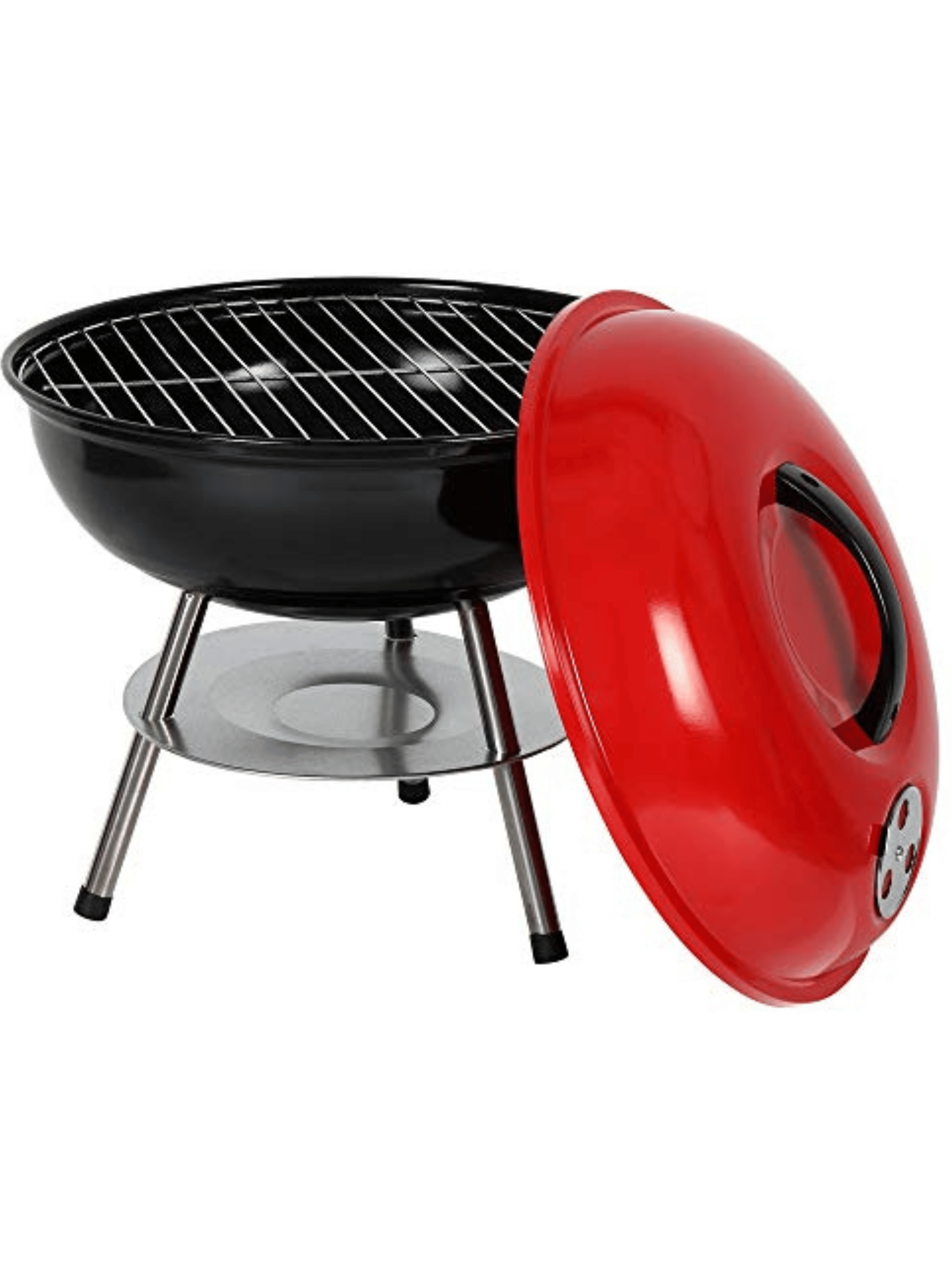 Parrillera Portátil a Carbón Ergonómica Acero Inoxidable-7