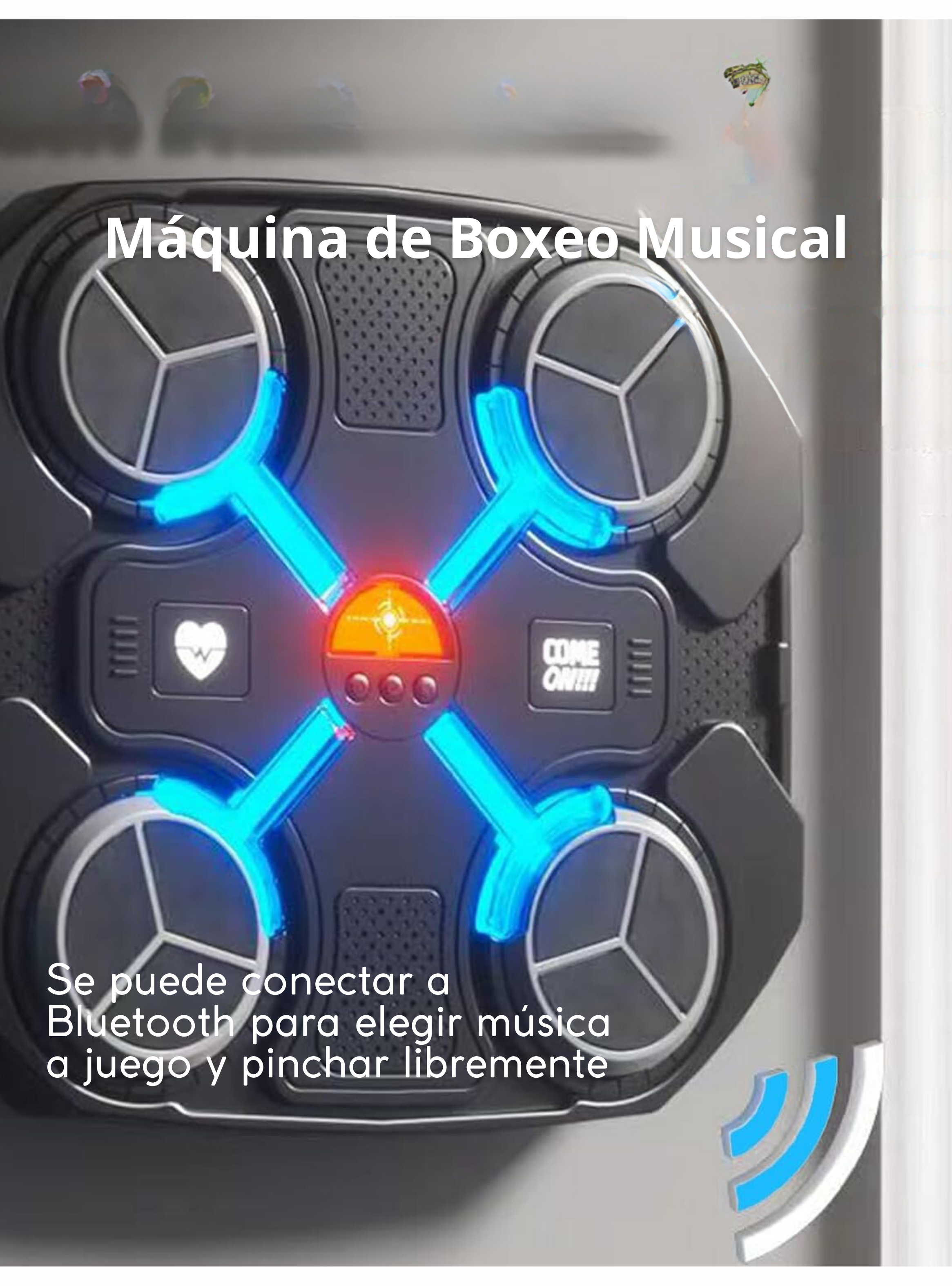 Maquina De Boxeo Musical Bluetooth Entrenamiento Niños-6