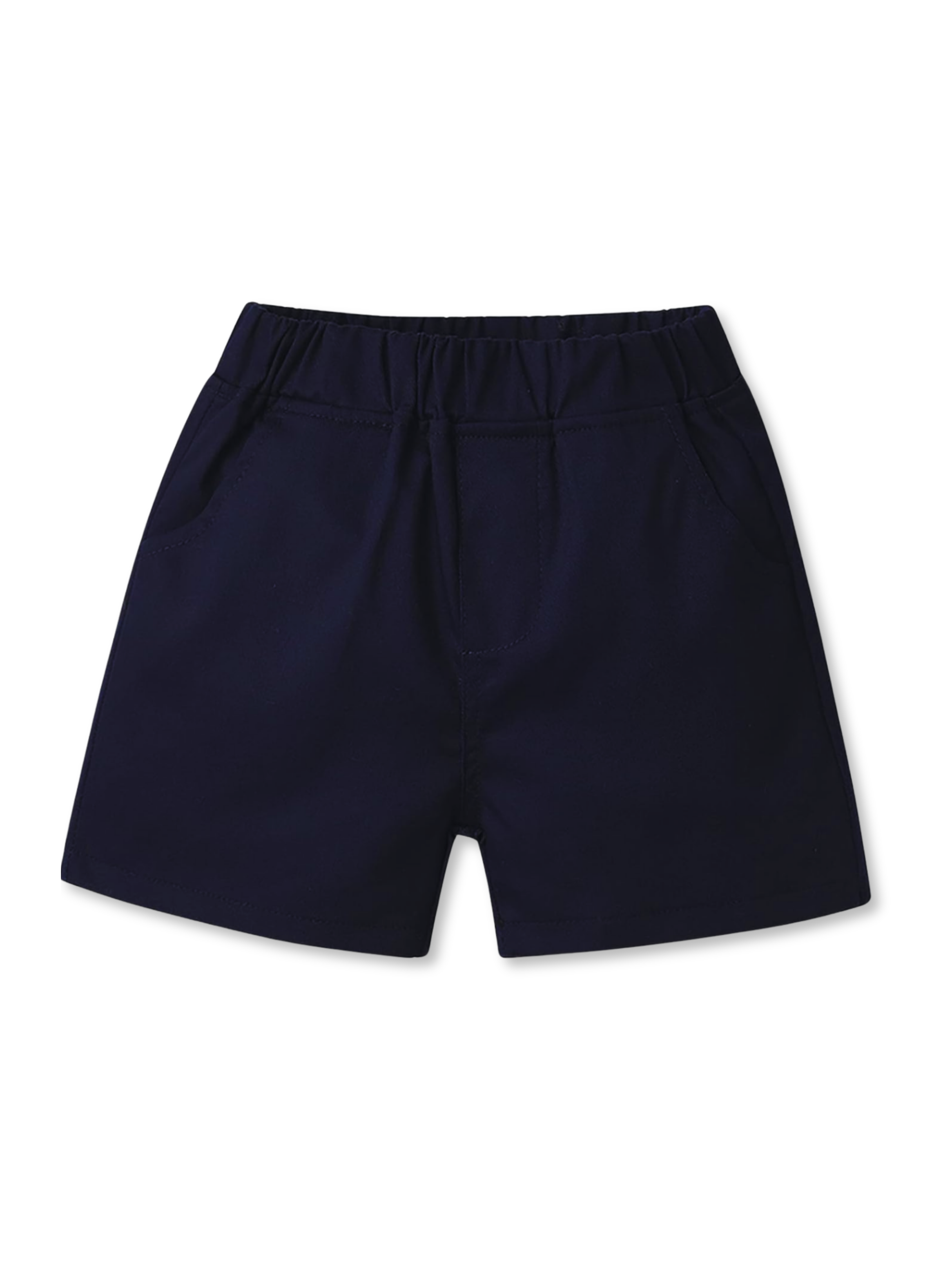 Conjunto de Vestir Hawaiano Manga Corta Niño 1 a 5 Años Azul oscuro Hawaiano-3