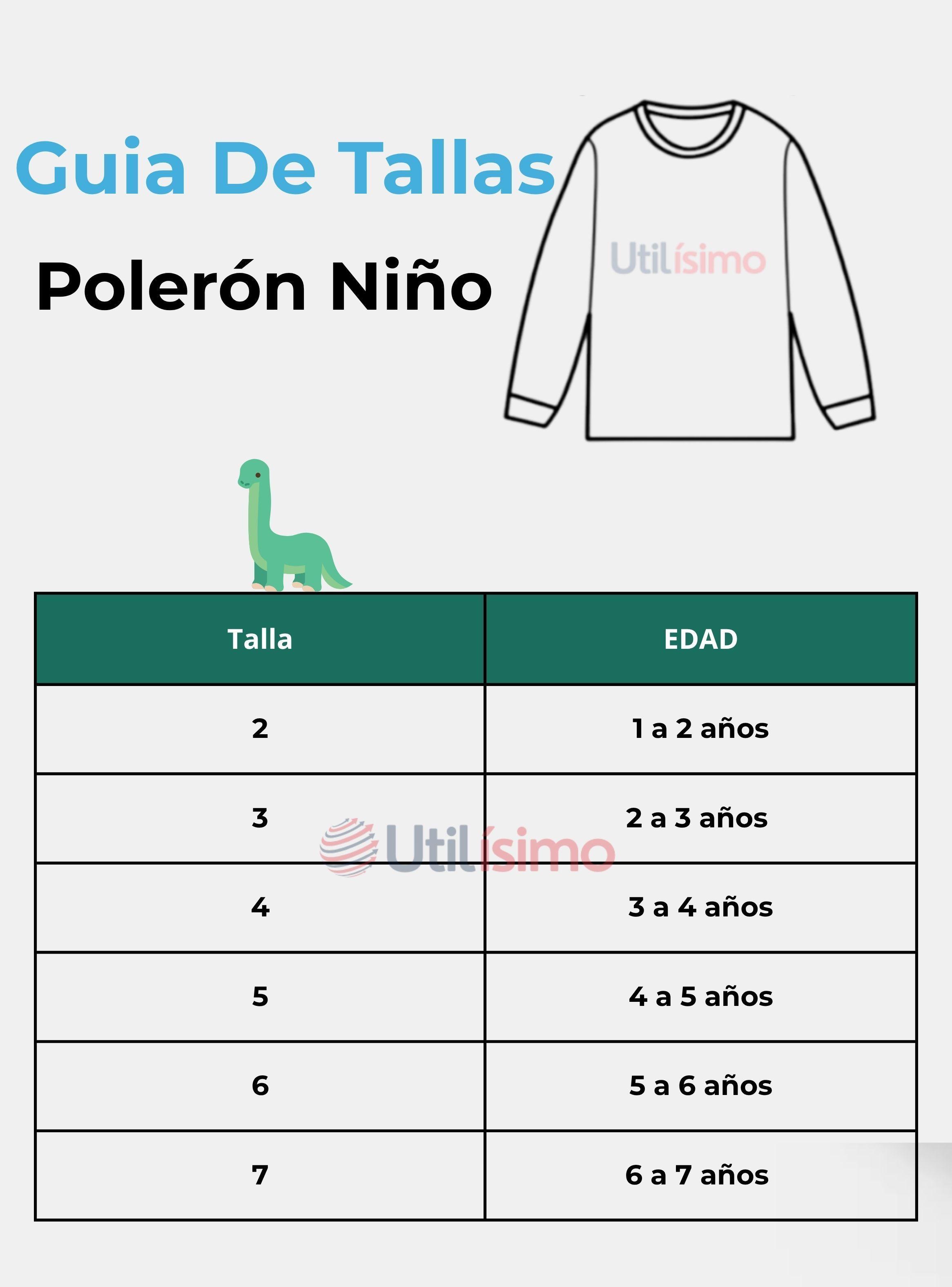 Polerón Algodón Cuello Redondo Niño Azul Dinosaurio-2