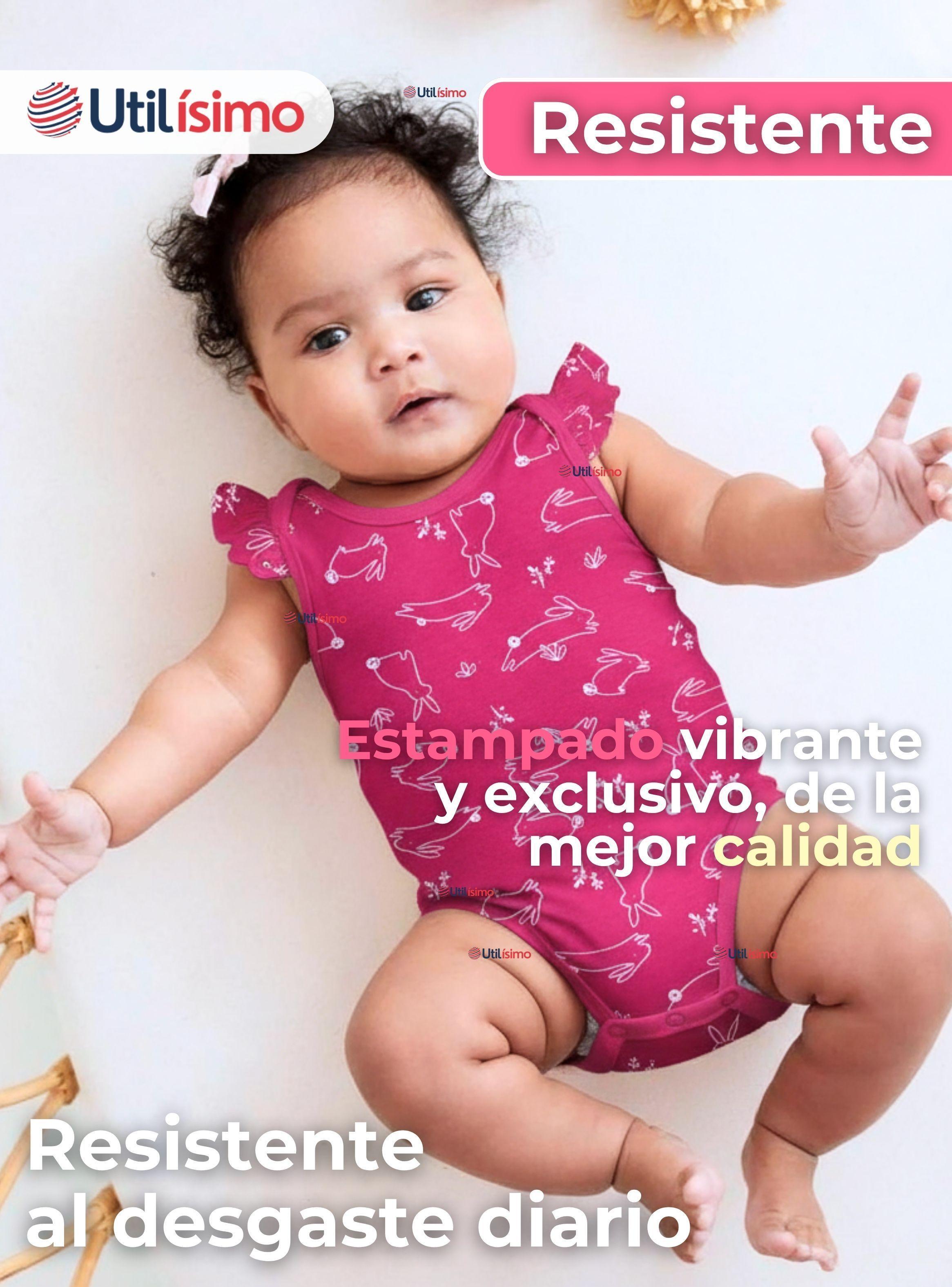 Pack 4 Bodys Niña Sin Manga Tedmimak 100% Algodón Princess Pink-7