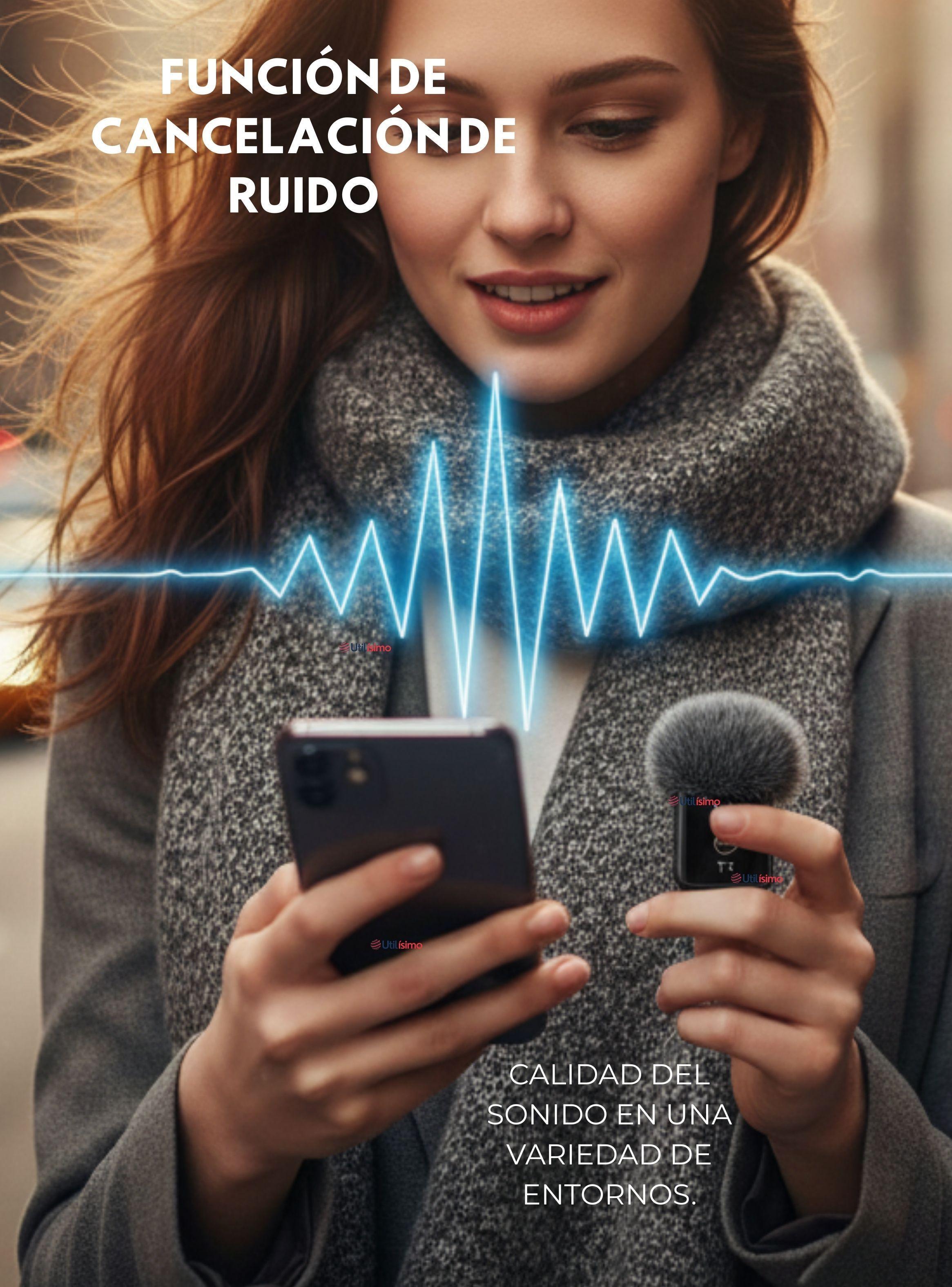 Pack 2 Micrófonos Inalámbrico 3 En 1 Para Celular iPhone Android Profesional Lavalier-6