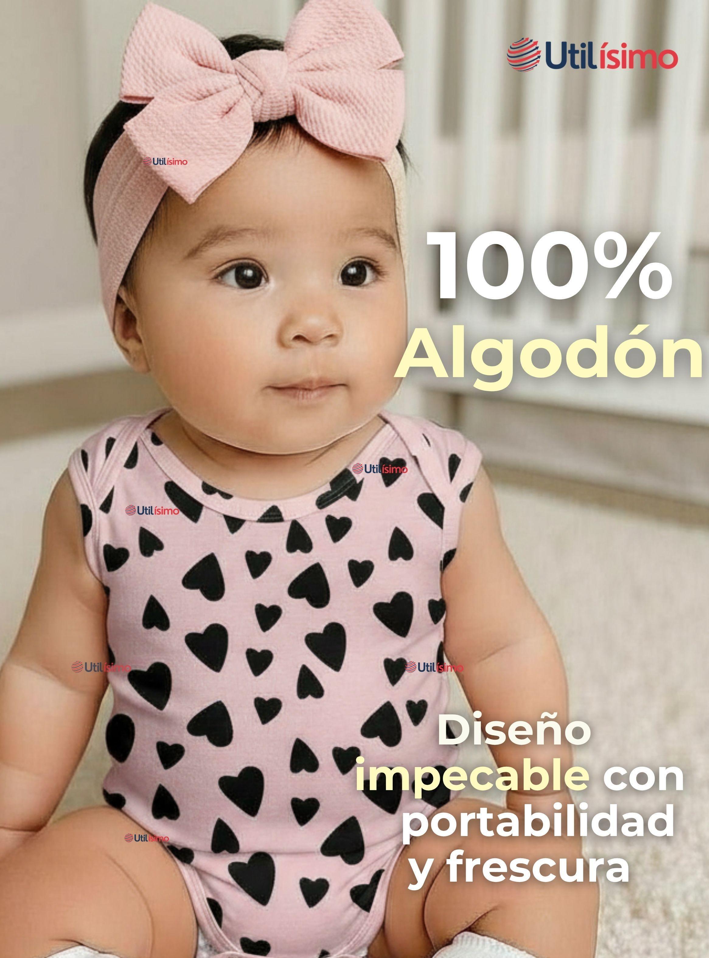 Pack 4 Bodys Niña Manga Corta Tedmimak 100% Algodón Cat Love-2