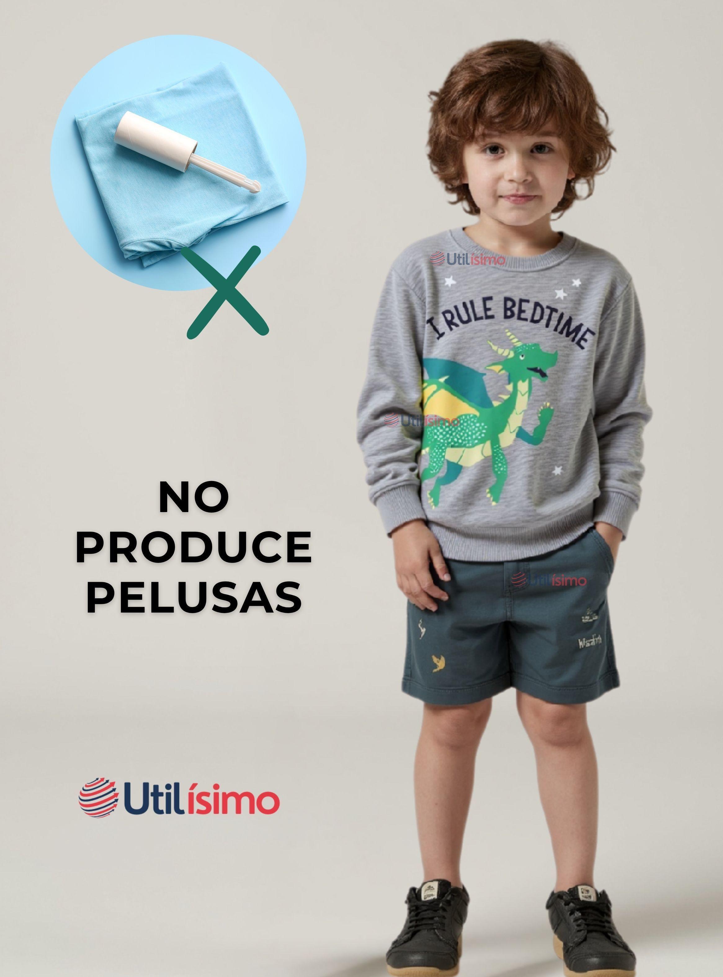 Polerón Algodón Cuello Redondo Niño Gris Dragon-6
