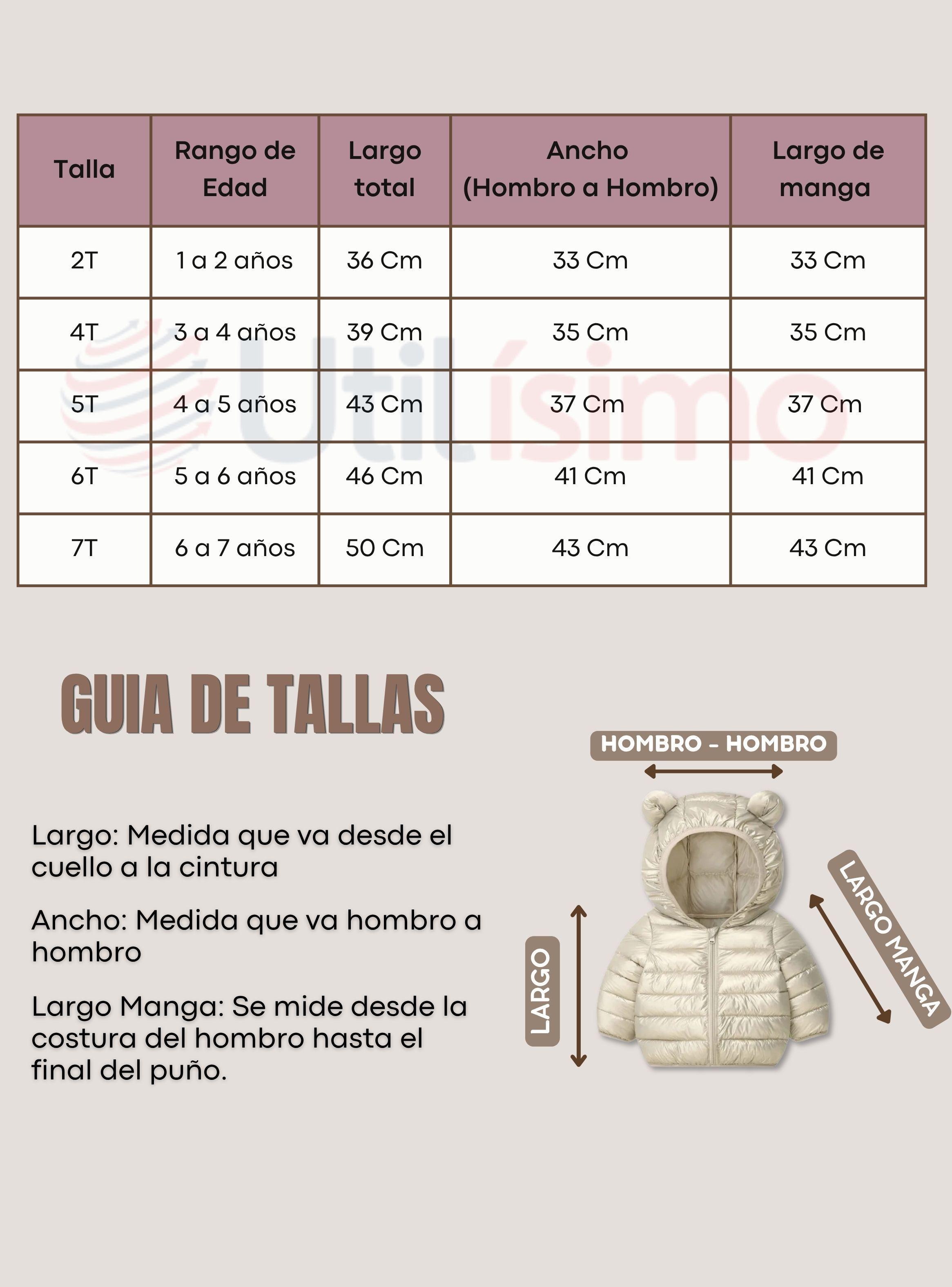 Parka Bebé Niña Beige Térmica Acolchada Con Orejitas Sweet Winter-3
