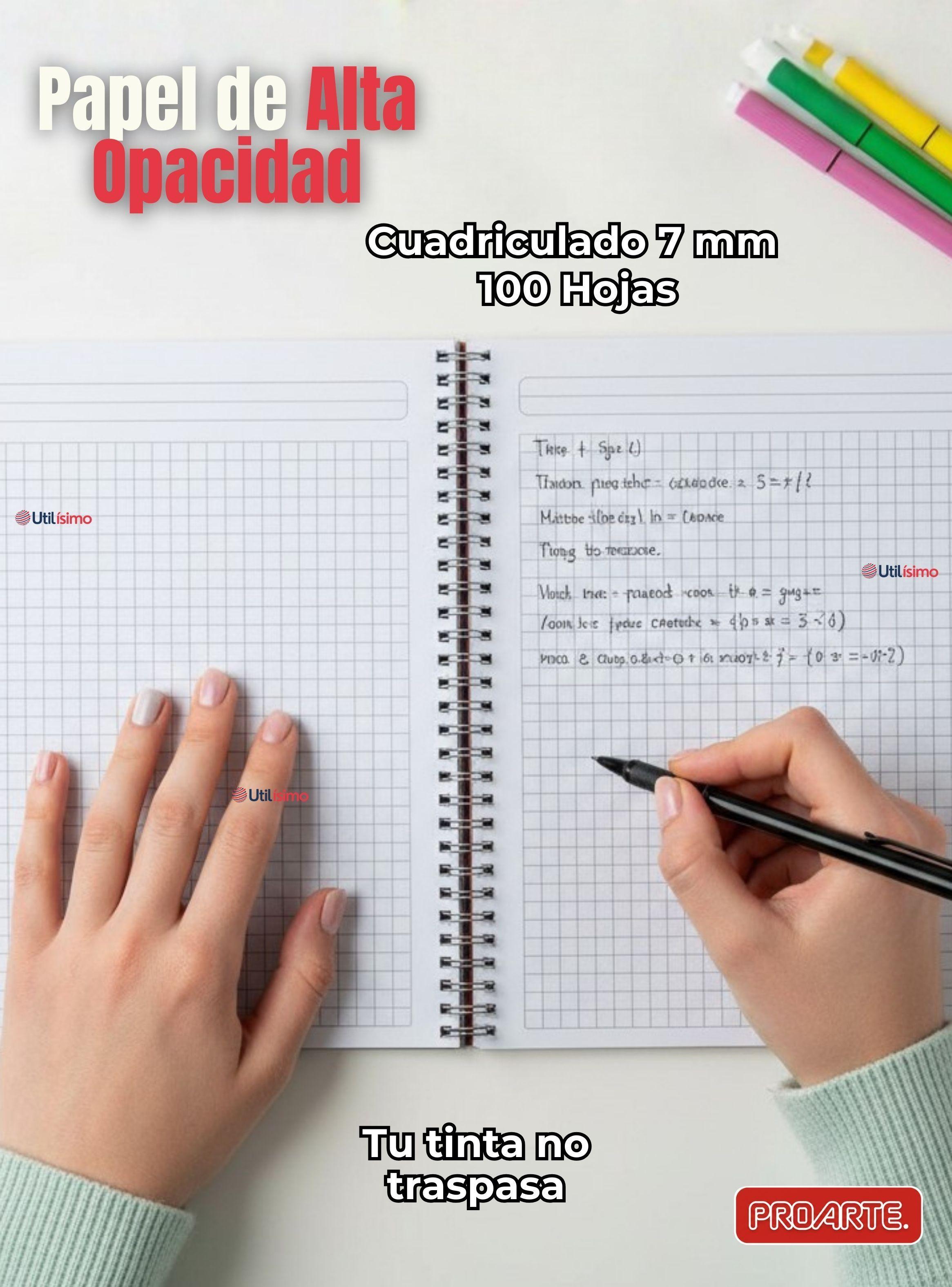 Pack 10 Cuadernos Universitario Mandalas Proarte 7mm de 100 hojas Diseños Surtidos-3