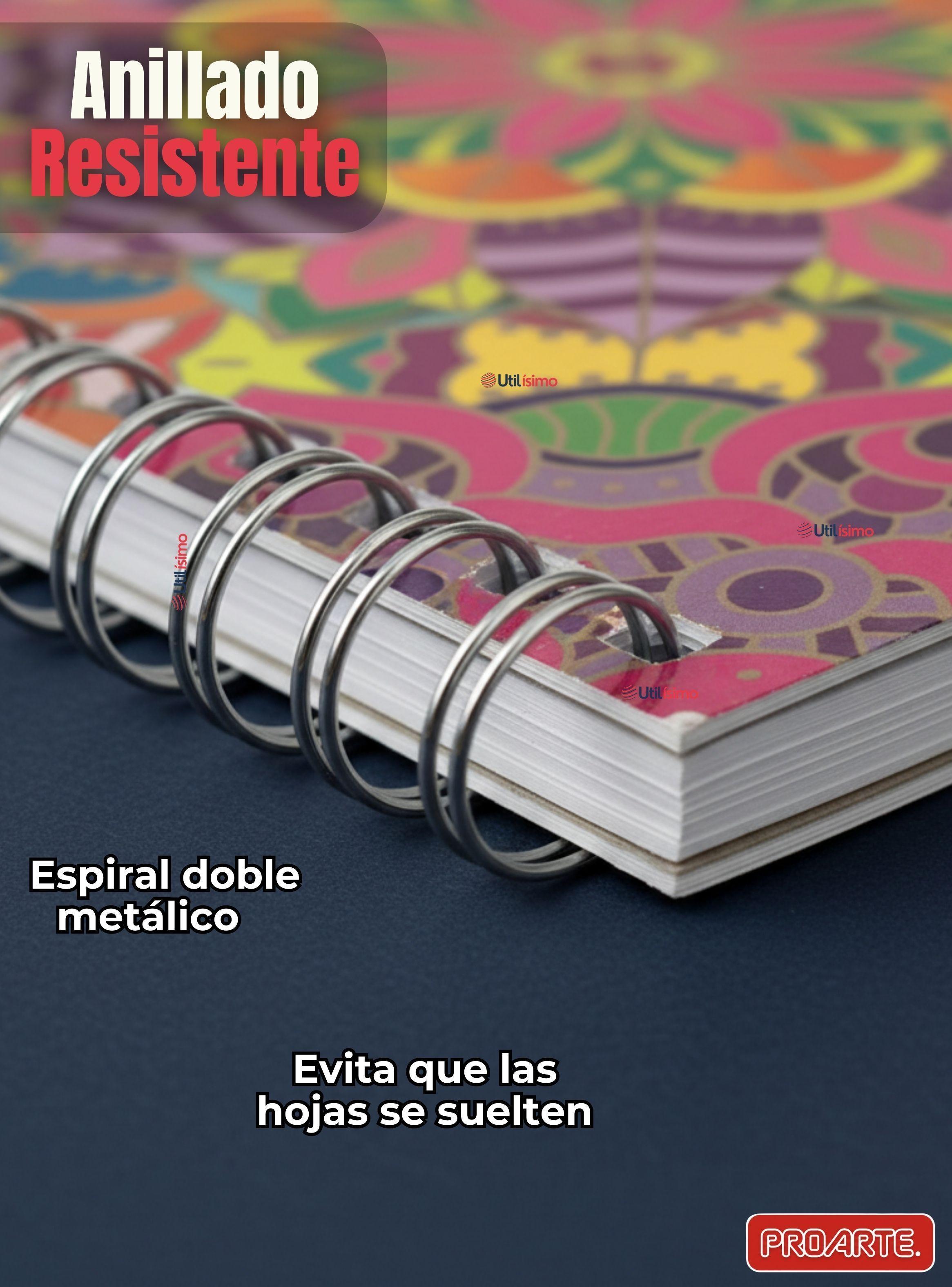 Pack 10 Cuadernos Universitario Mandalas Proarte 7mm de 100 hojas Diseños Surtidos-4