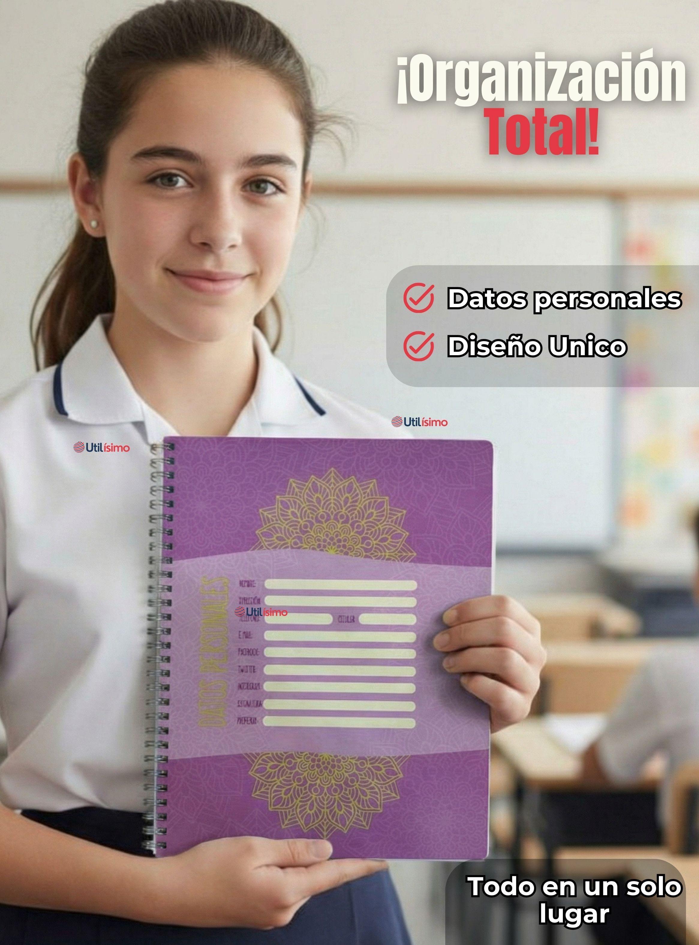 Pack 10 Cuadernos Universitario Mandalas Proarte 7mm de 100 hojas Diseños Surtidos-6