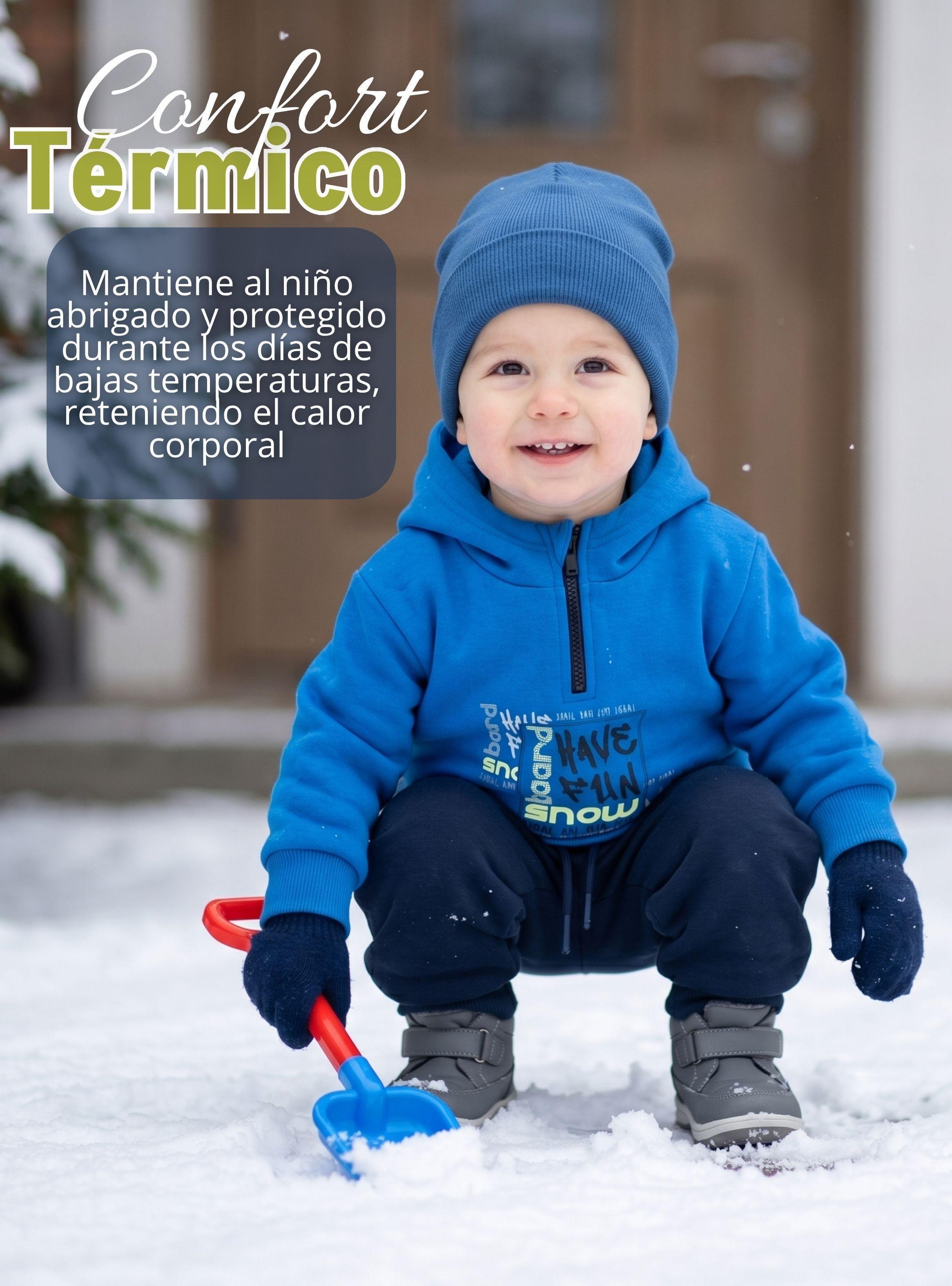 Conjunto Buzo Polerón de 2 Piezas Tedmimak Fun Blue Niño Bebé-7