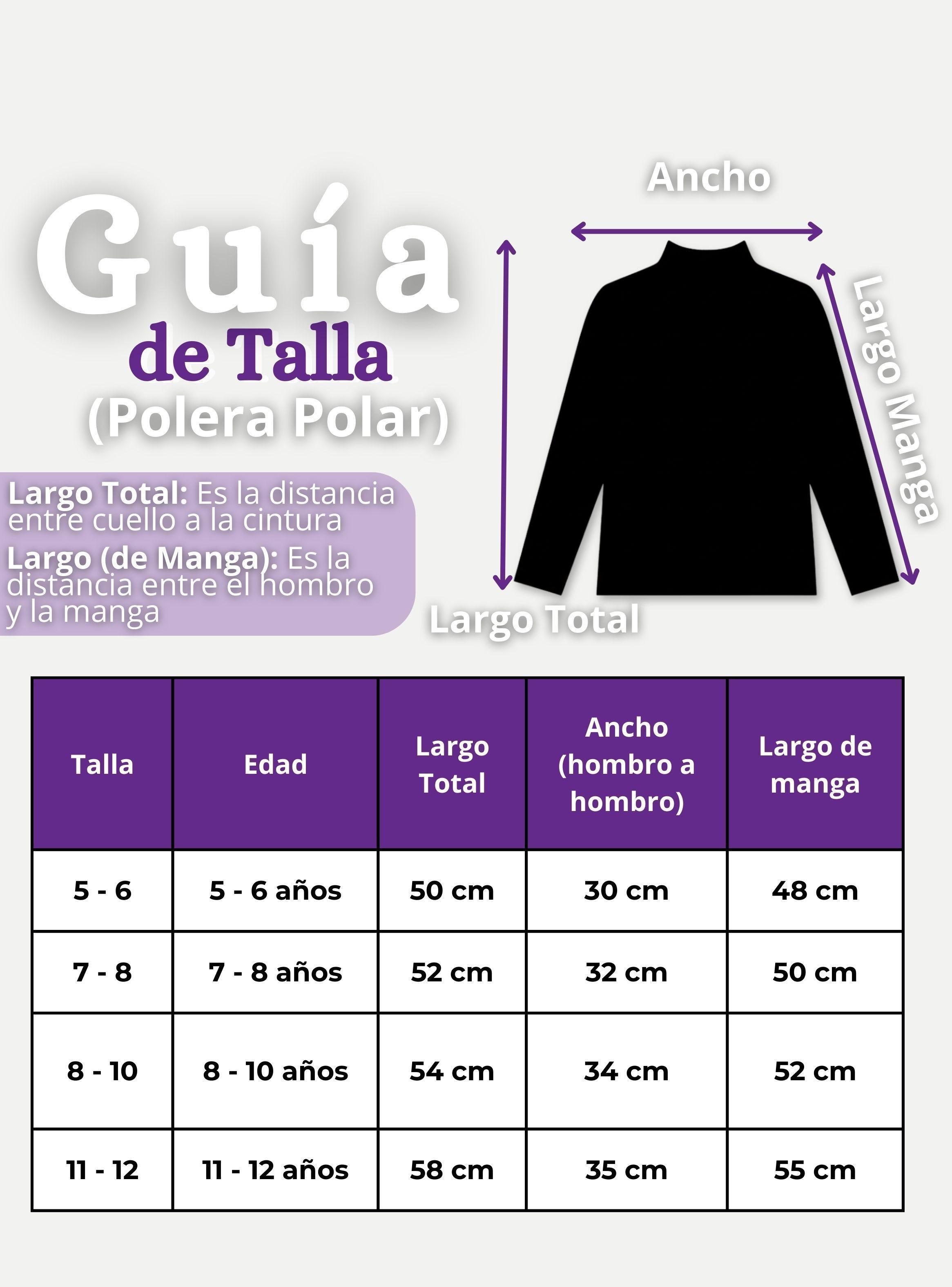 Pack 3 Polera Camiseta Polar Lila Primera Capa Cuello Beatle Mangas Largas Niñas-2