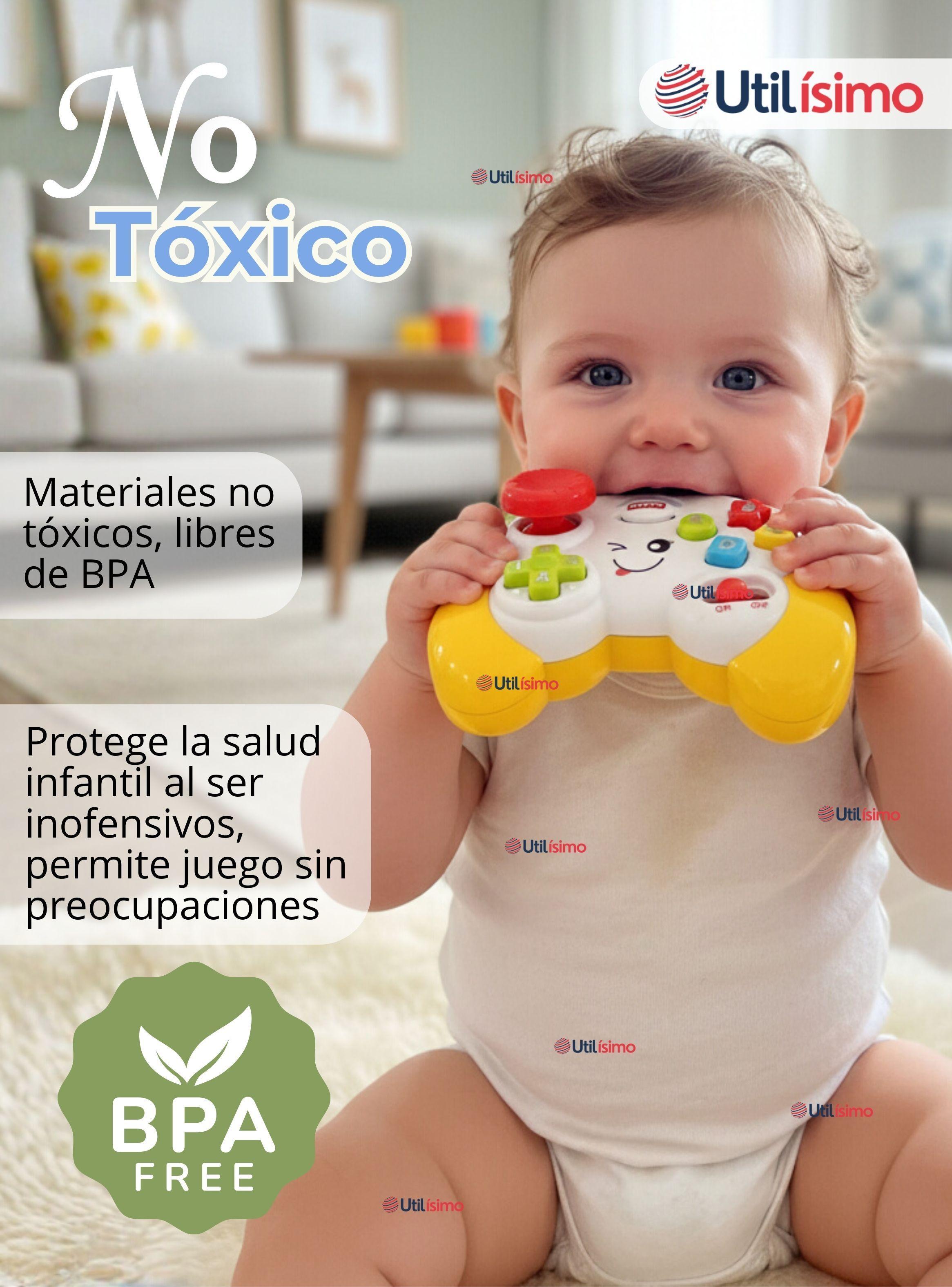 Control Mando Interactivo Música Y luces Juguete Colores Surtidos para Bebé Niño y Niña-3