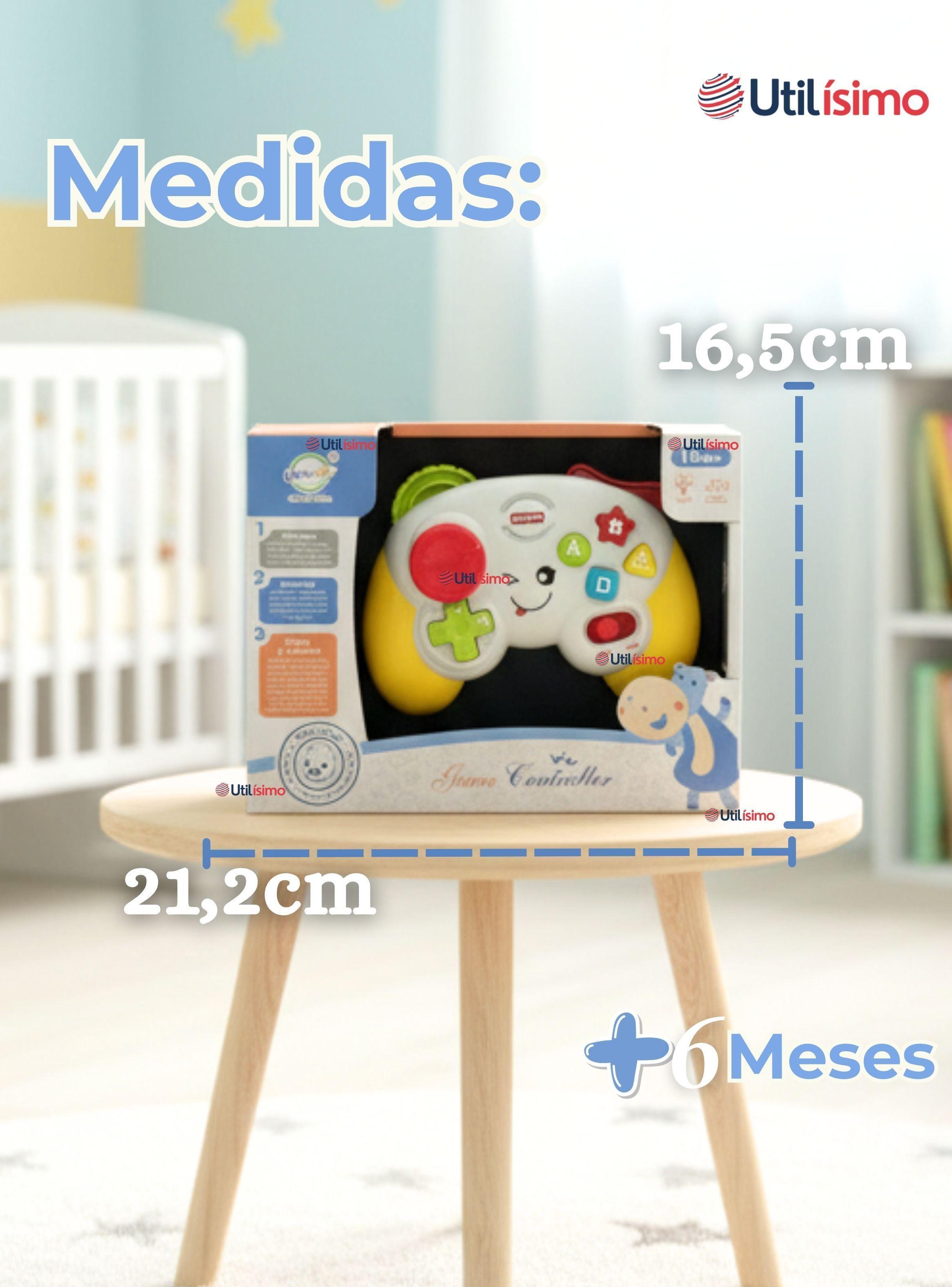 Control Mando Interactivo Música Y luces Juguete Colores Surtidos para Bebé Niño y Niña-5