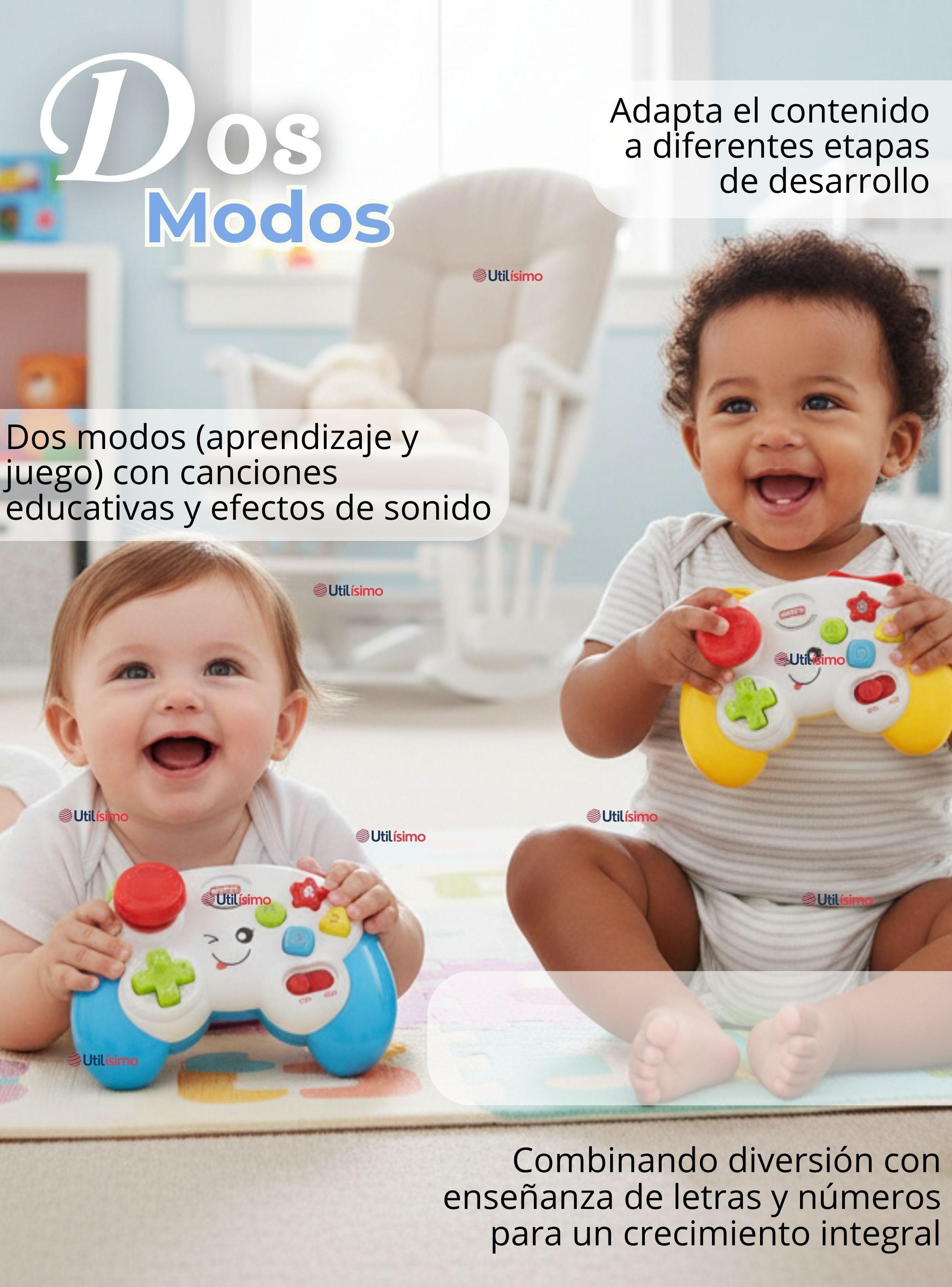Control Mando Interactivo Música Y luces Juguete Colores Surtidos para Bebé Niño y Niña-7