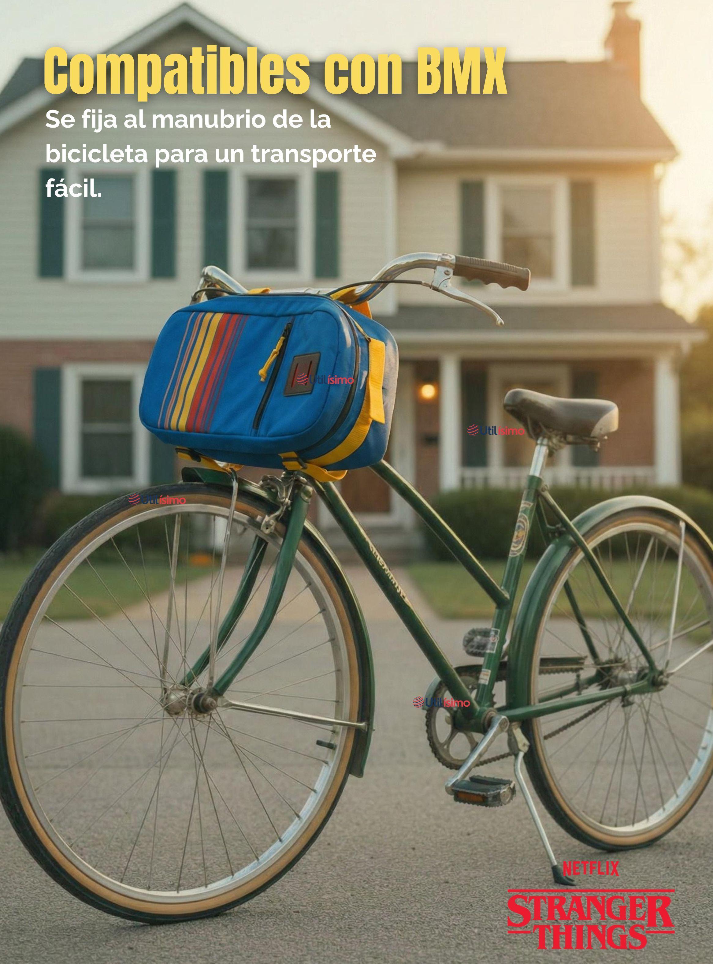 Soft Cooler Coleman Stranger Things™ 6 Latas Bolso Mochila Color Azul-7