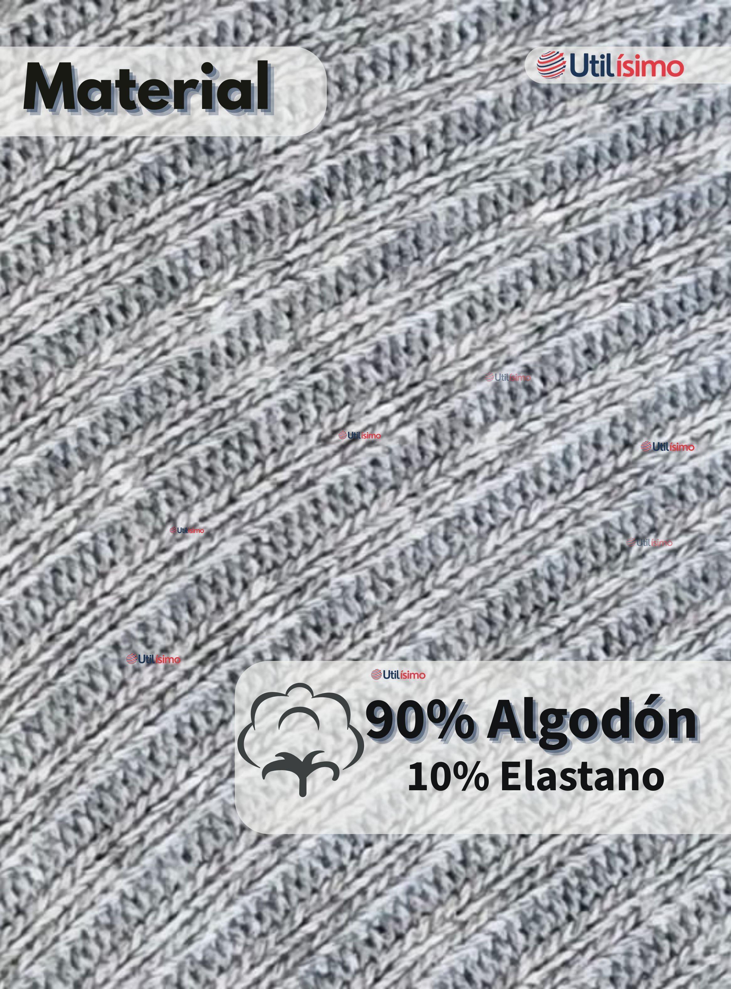 Calcetín Escolar Largo Algodón Gris para Niñas-7