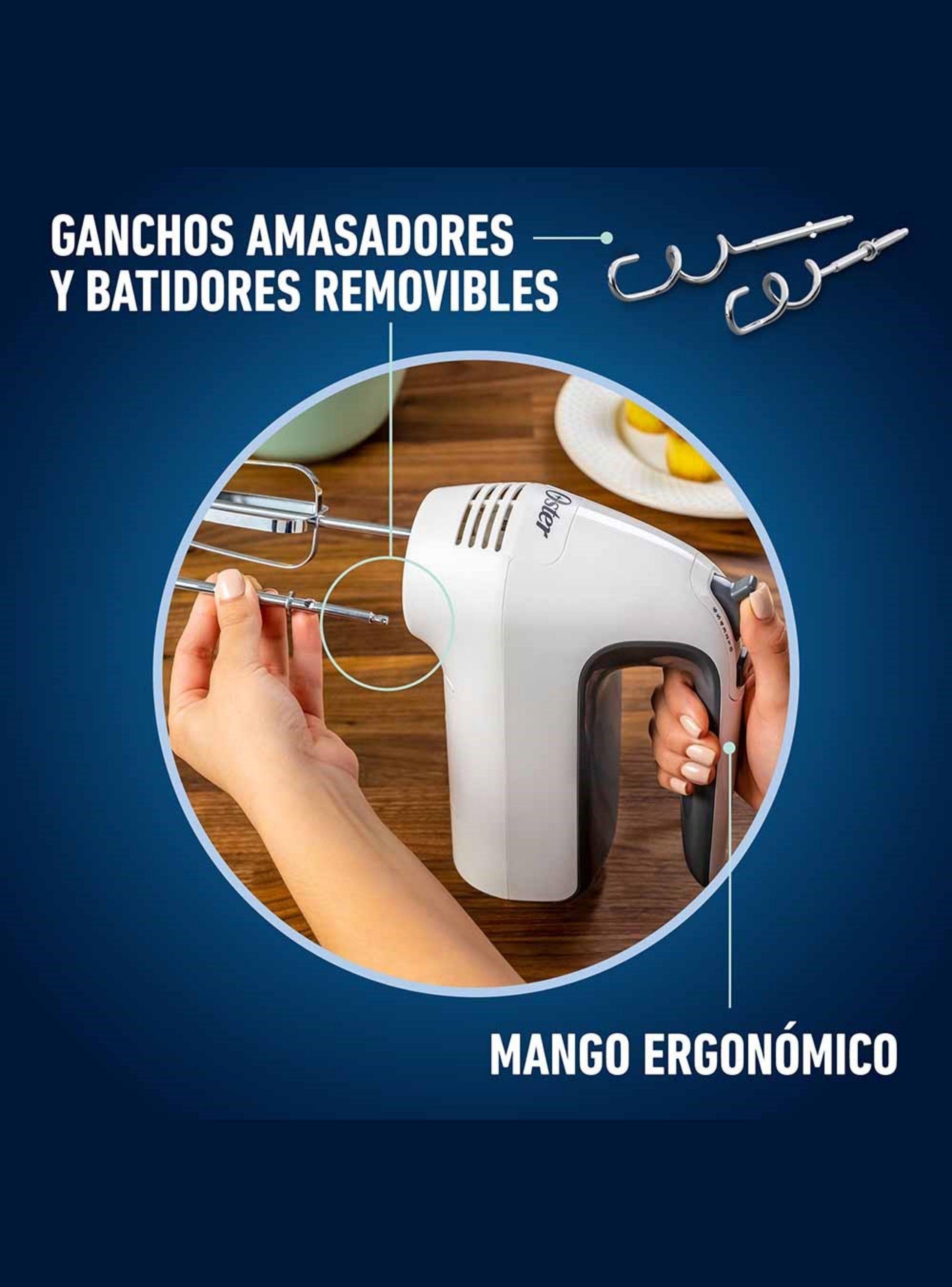 Batidora de mano Oster® Color blanca 6 velocidades y función turbo FPSTHM3532-3