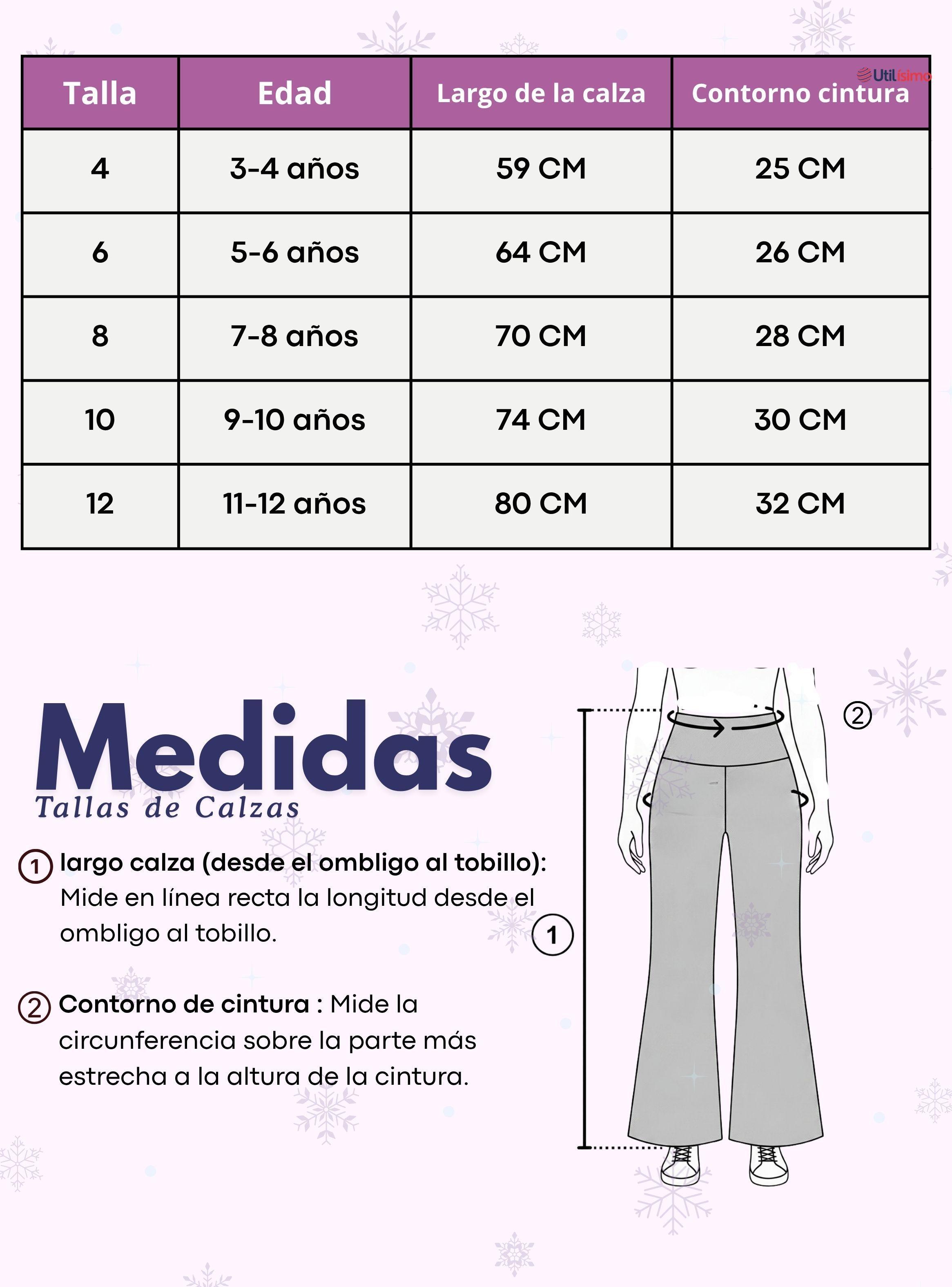 Pantalón Palazzo Niña Polar Con Chiporro Térmica Calza Elasticada Gris Melange-4