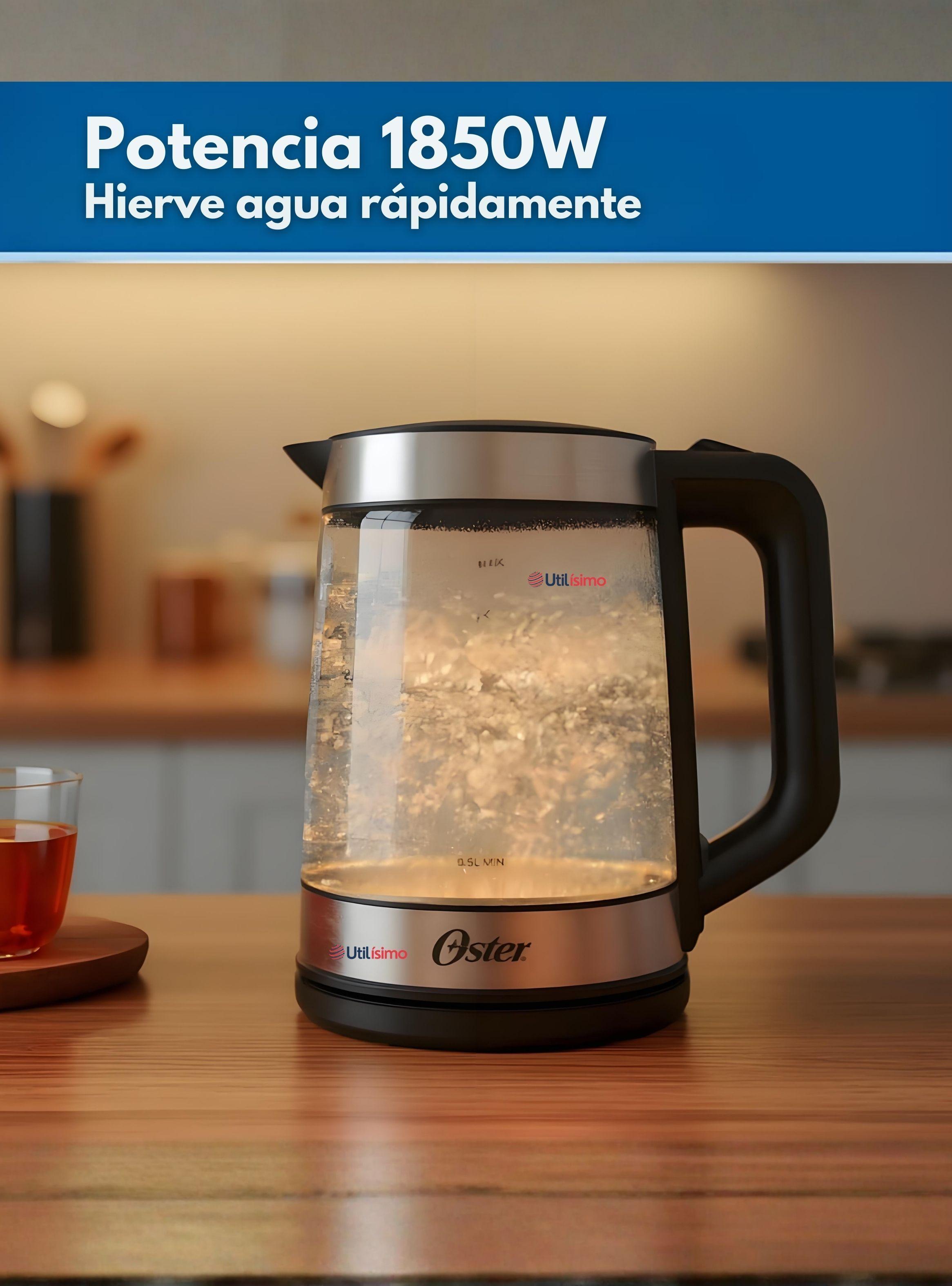 Hervidor Eléctrico Oster , 2 en 1, Capacidad de 1.8 Litros  BVSTKT5803B052-2