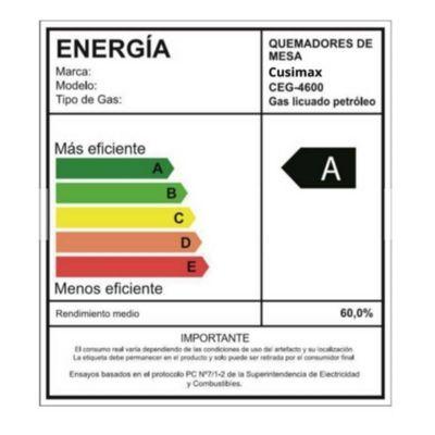 Cocinilla Encimera a Gas 2 Platos Vidrio Templado LINE - Regular-4