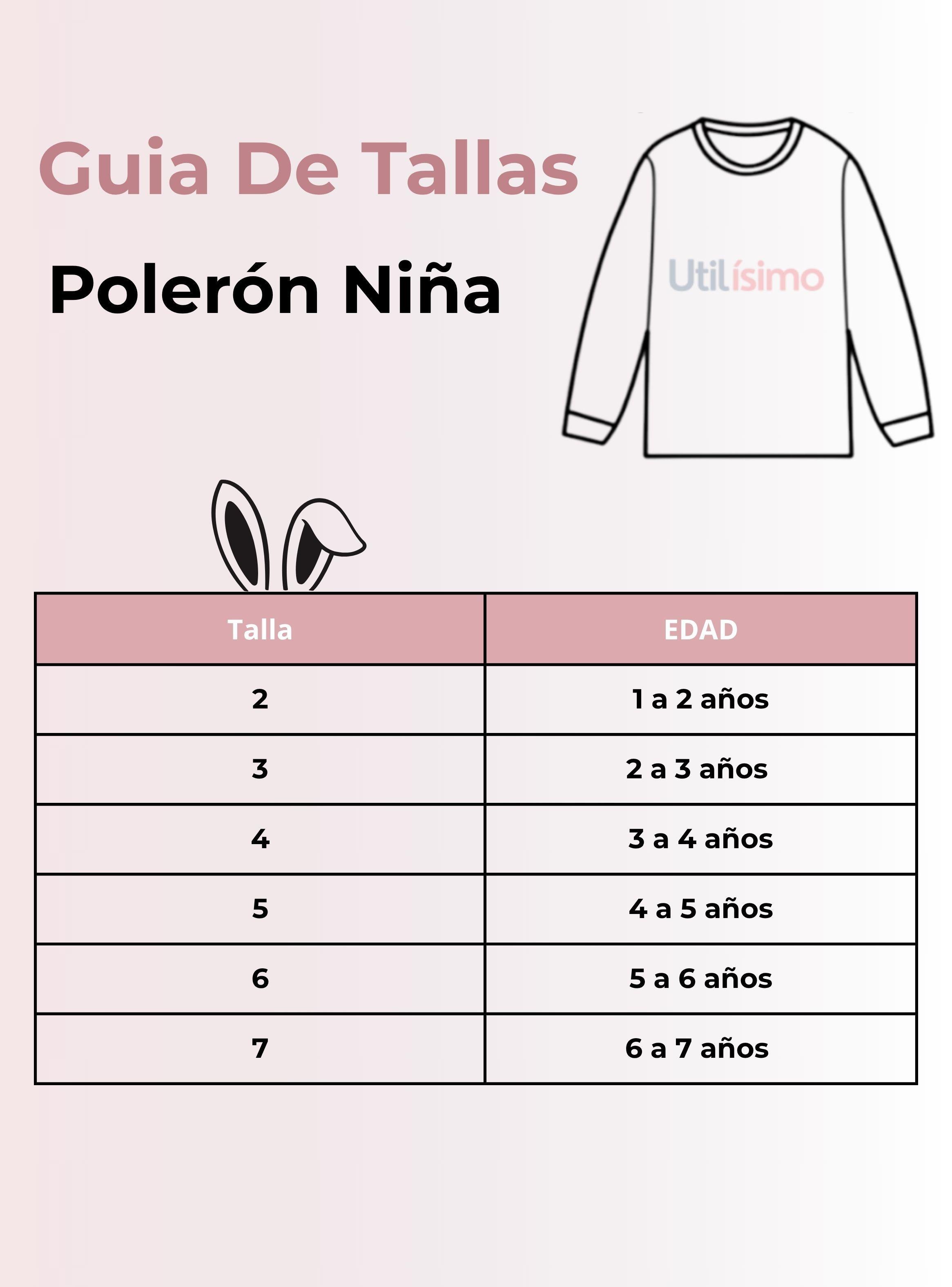 Polerón Algodón Cuello Redondo Niña Rosado Conejito-2
