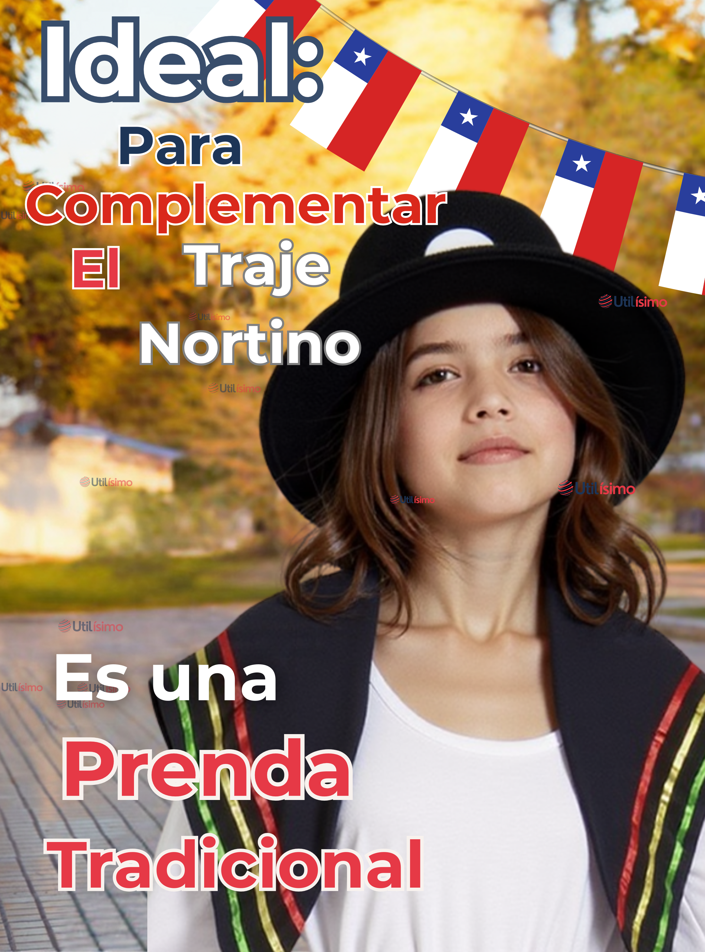 Sombrero Nortino Niña Negro Fiestas Patrias Baile Nortino-4