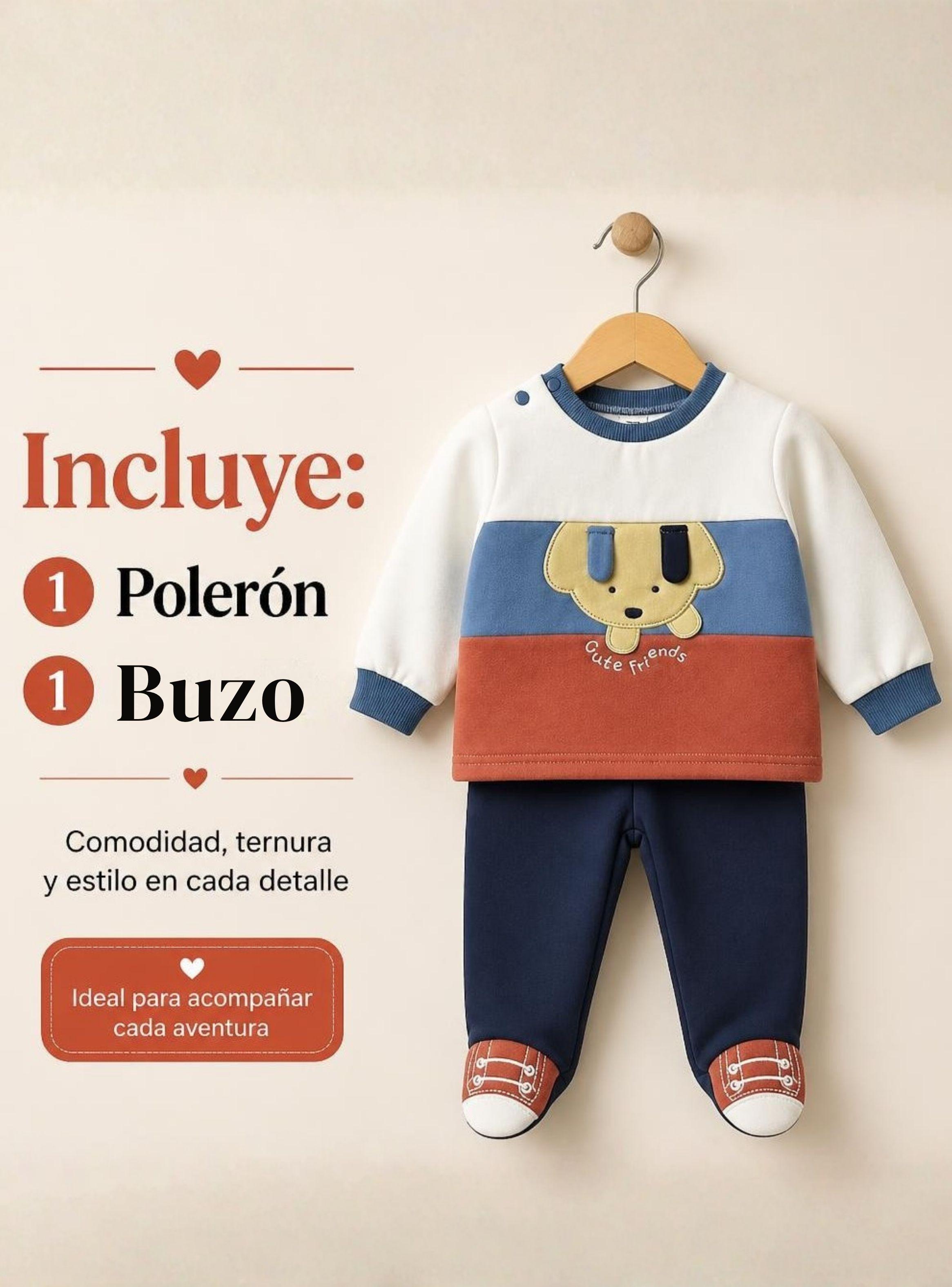Conjunto 2 Piezas 100% de Algodón Tedmimak Niño Cute Baby-2