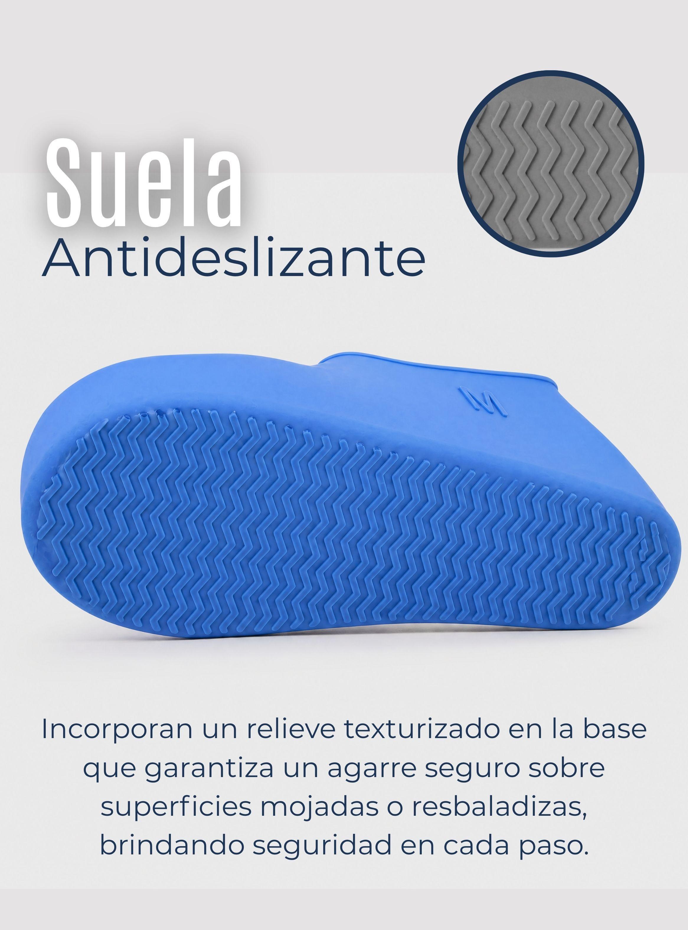Pack 3 Pares Fundas Cubre Zapatos Hombre Impermeable Silicona Antideslizante Surtidas-6