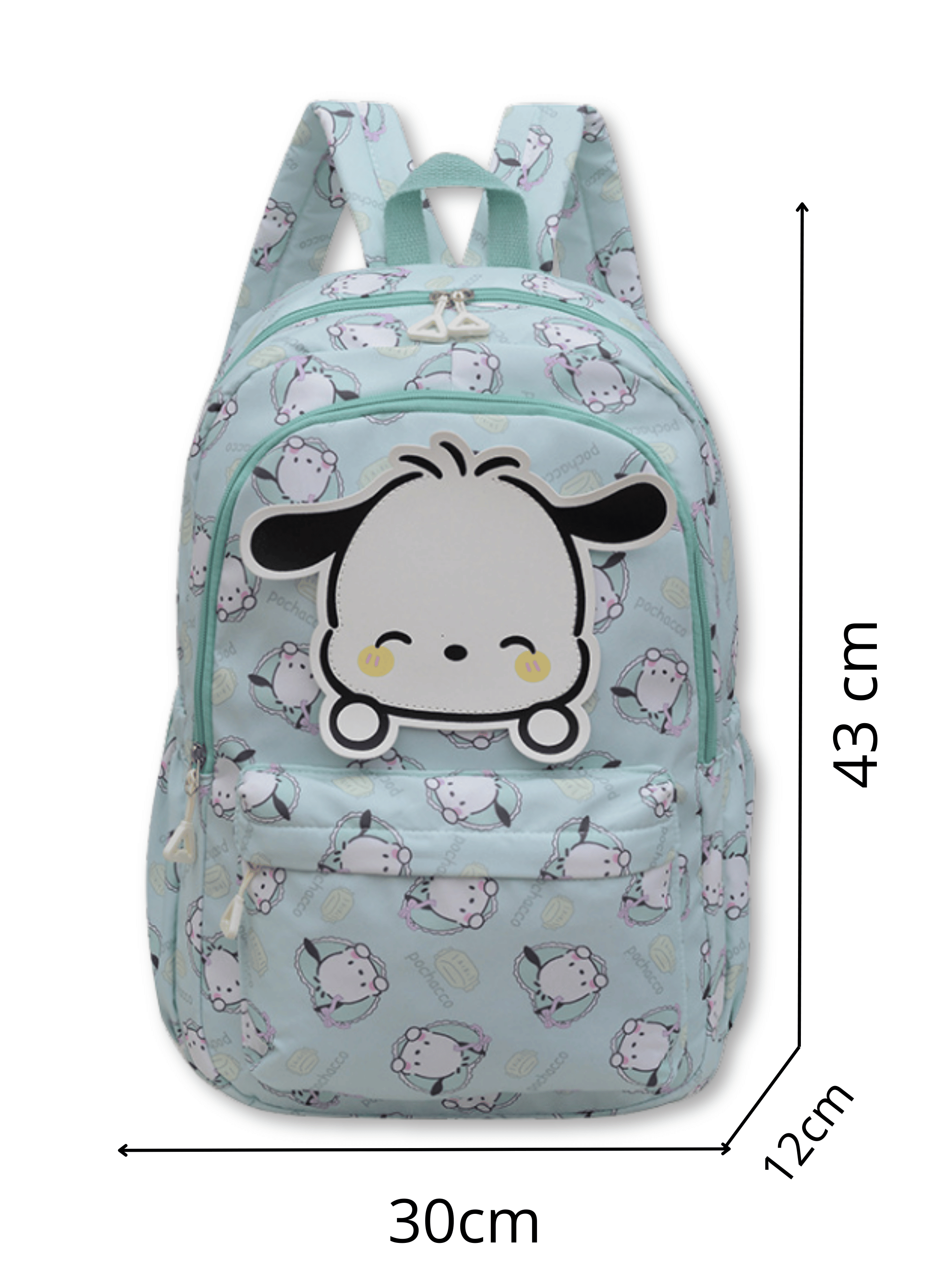 Mochila Sanrio Anime 43cm Juvenil y Escolar Pochacoo-1