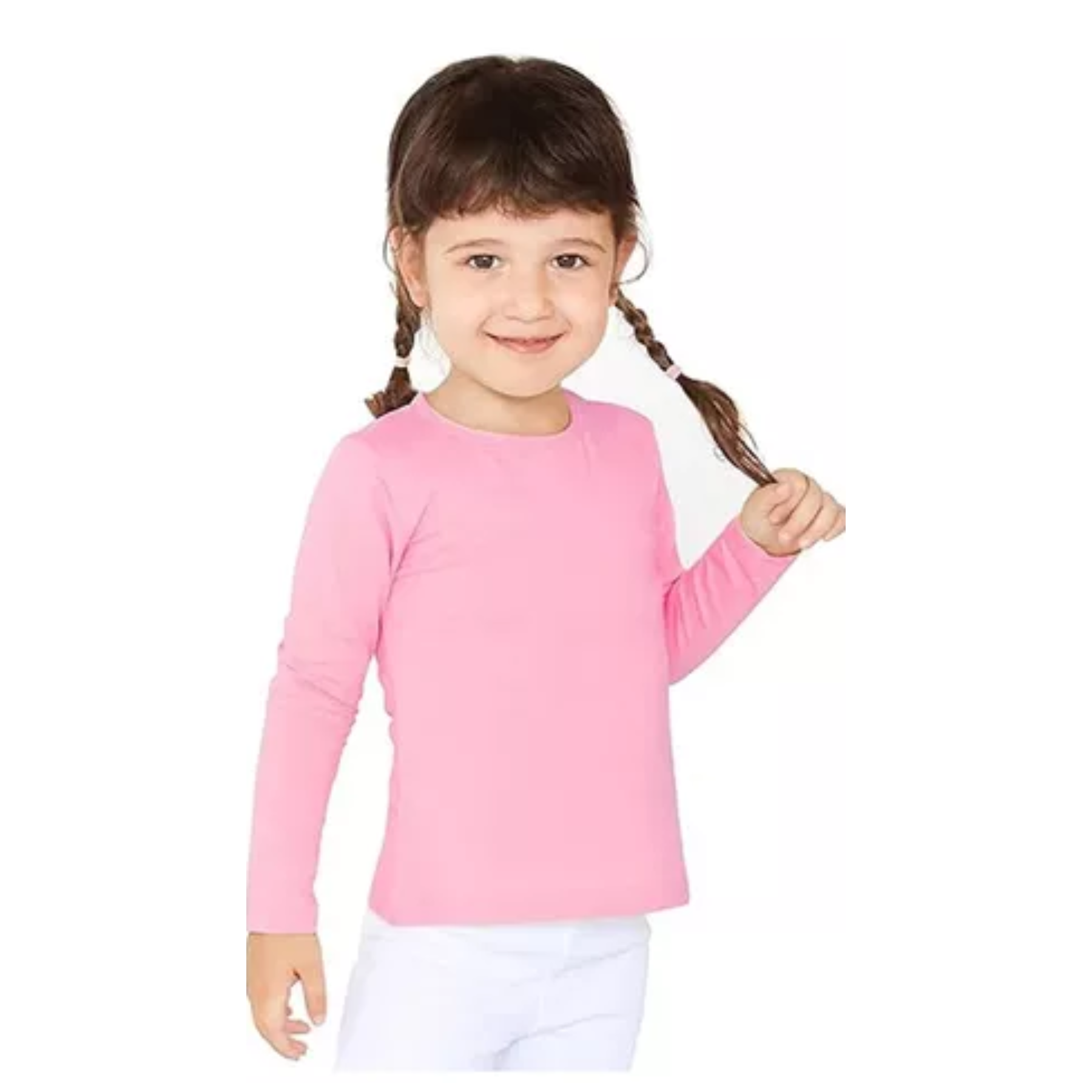 Pack 2 Camisetas Polar Primera Capa Niña Cuello Redondo-2