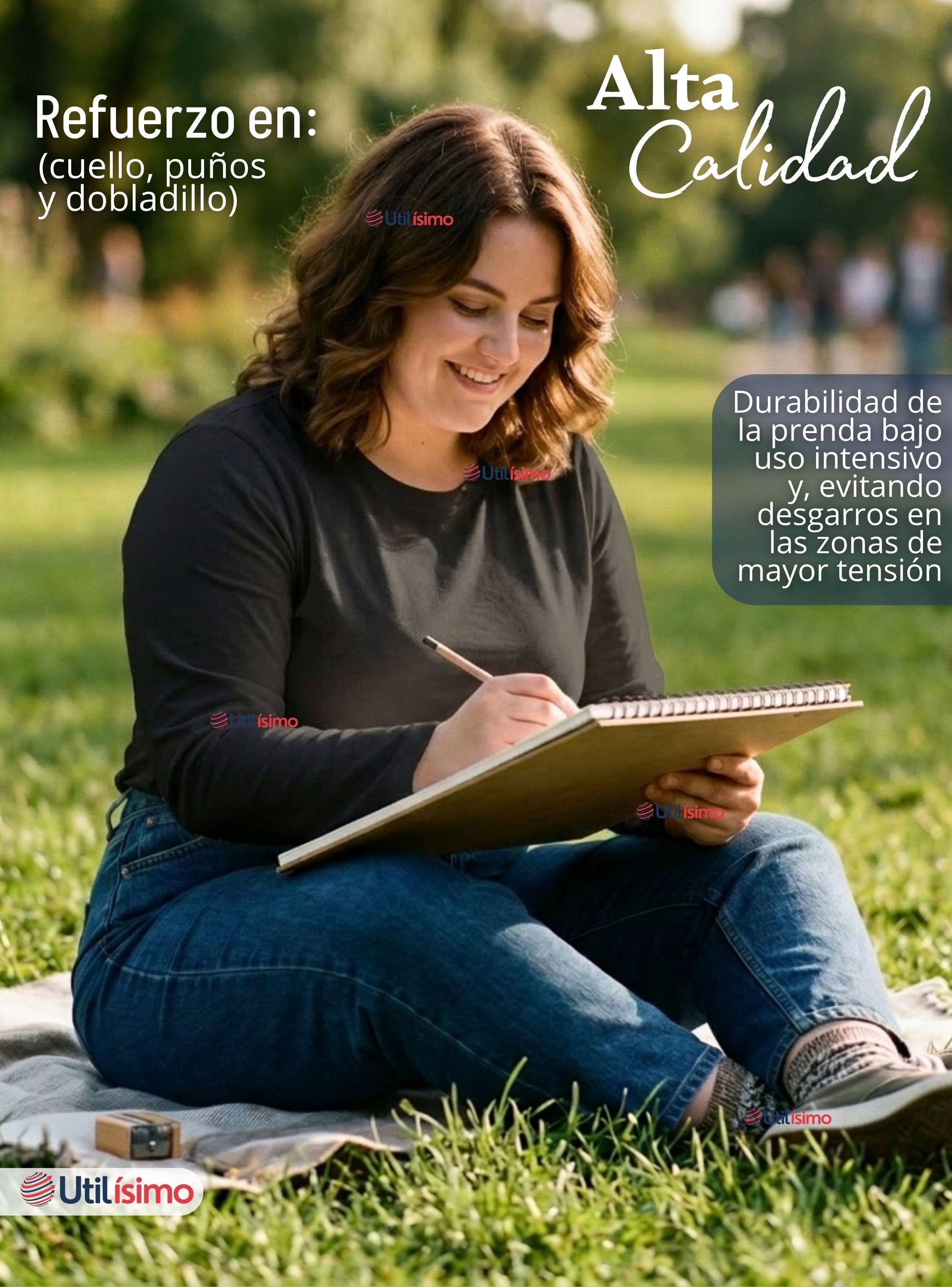 Pack 6 Camisetas Poleras Polar Primera Capa Manga Larga de Colores Surtidos Mujer-7