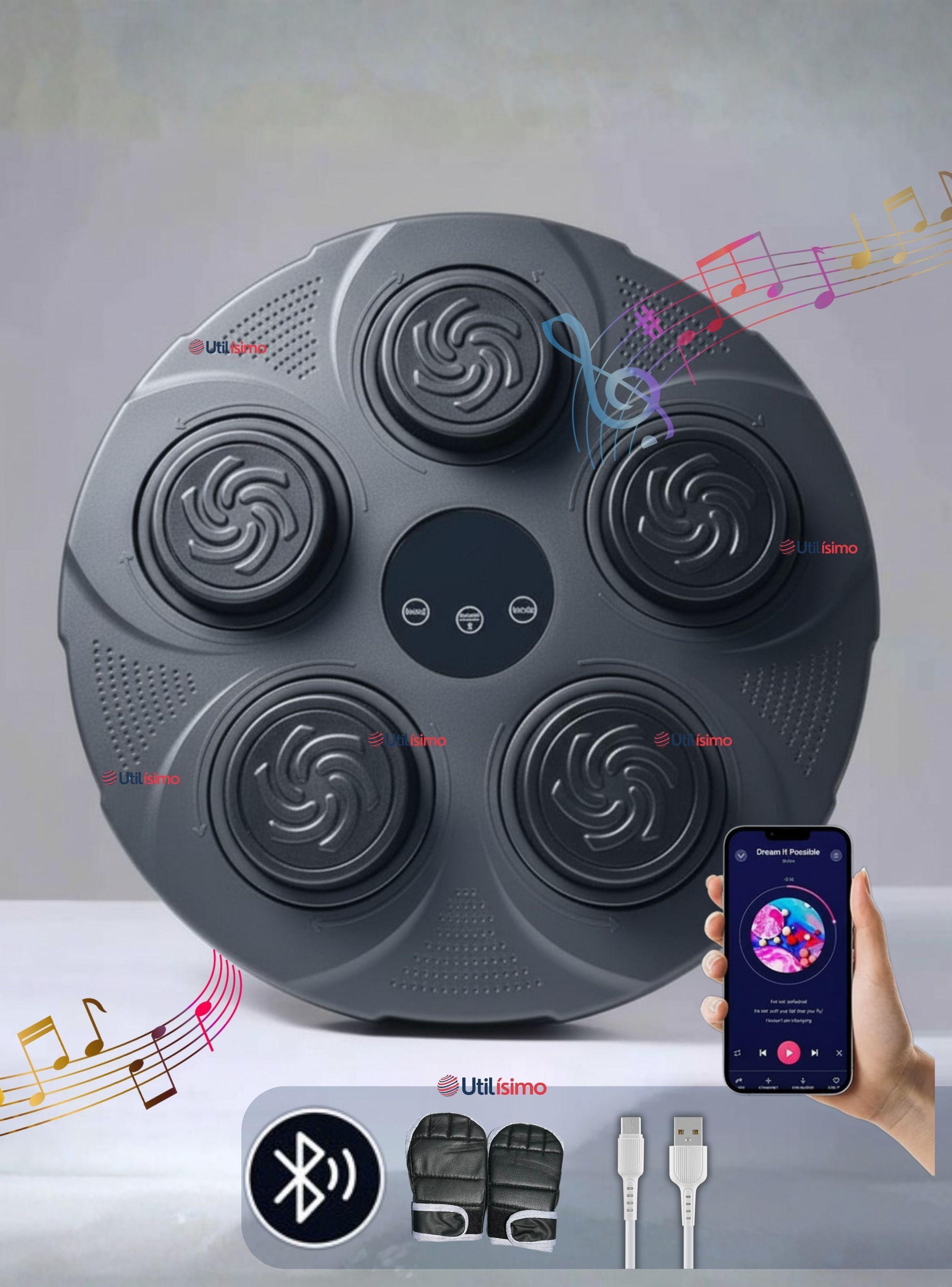Máquina de Boxeo Musical Bluetooth con Guantes para Adulto-0