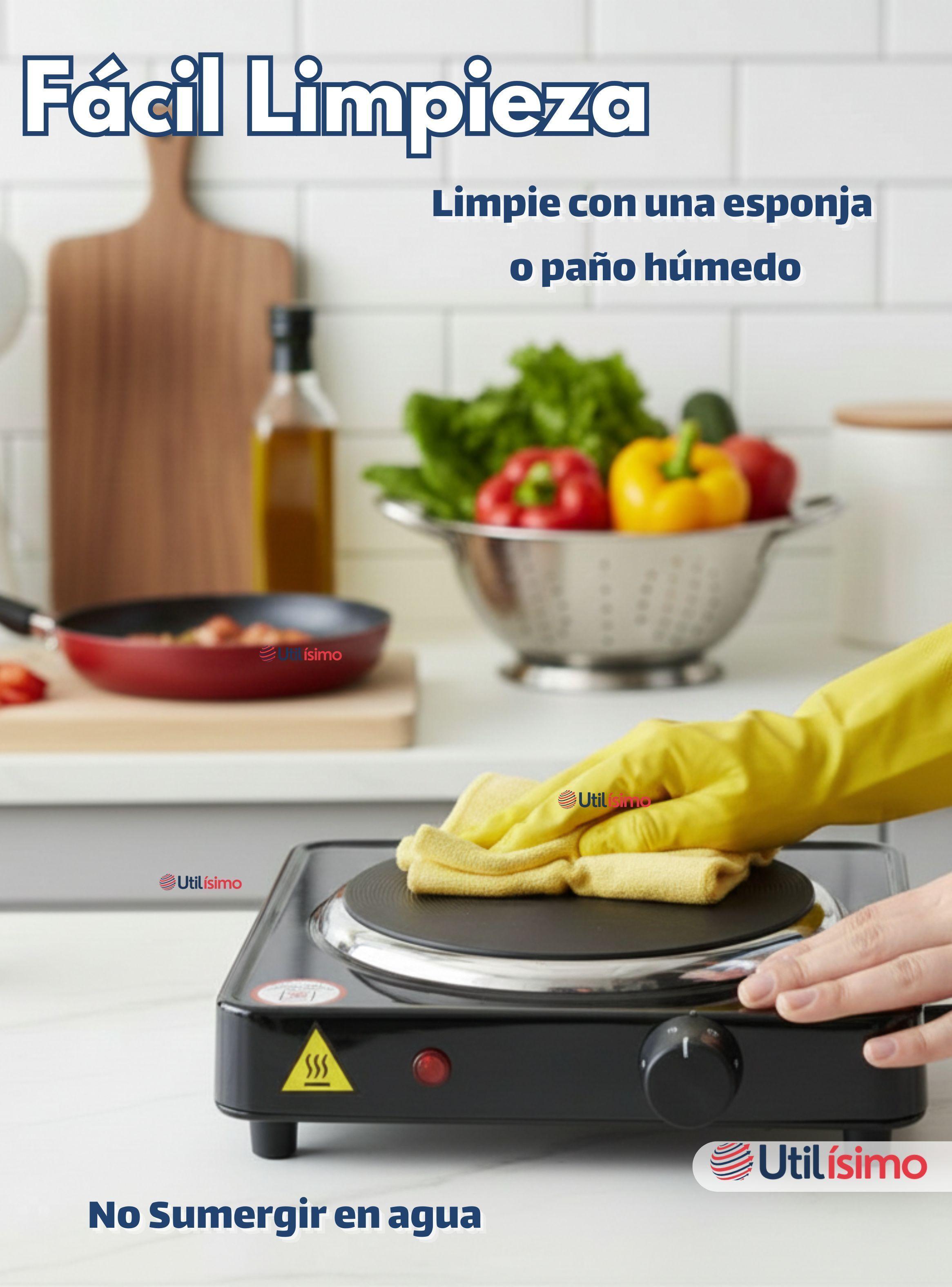 Cocina Cocinilla Eléctrica 1 Plato Encimera 1000W de Potencia -5