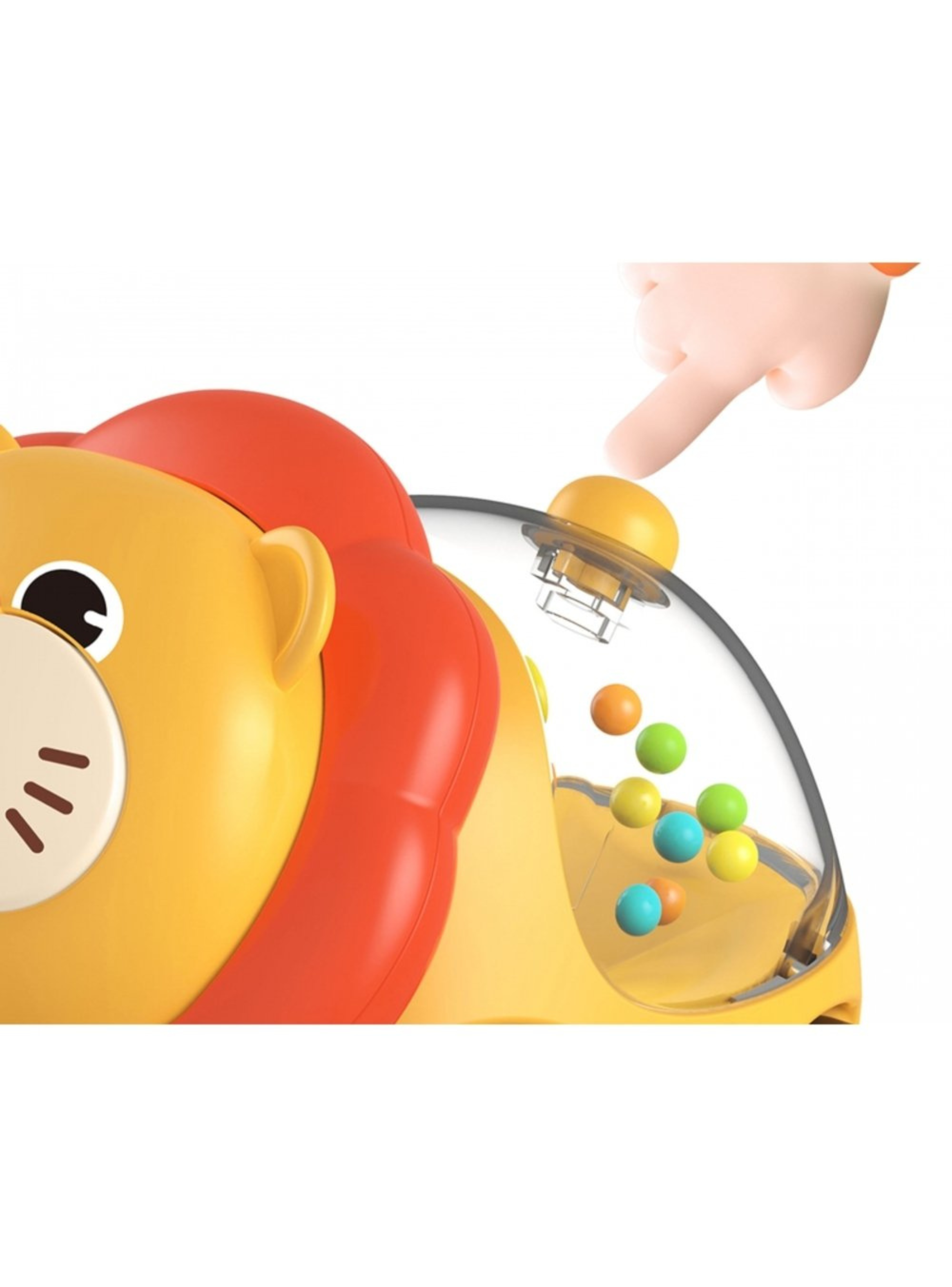 Autos Sonajero Juguete Animales infantiles Niños Diseño León Amistoso-3