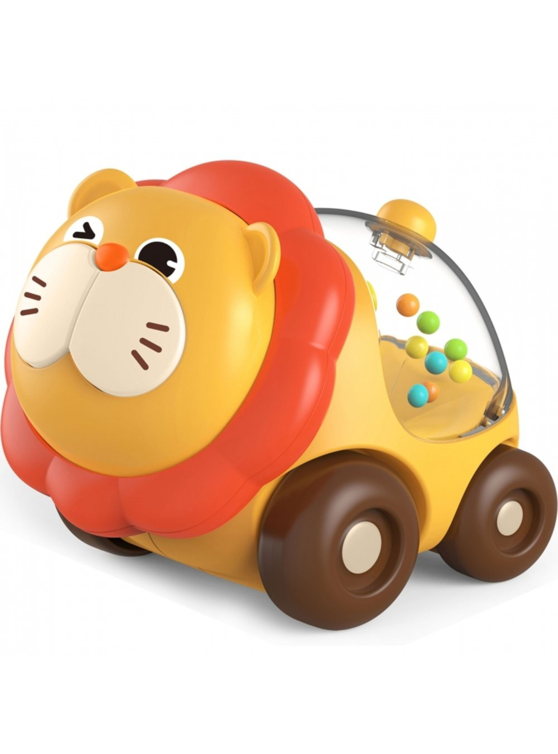 Autos Sonajero Juguete Animales infantiles Niños Diseño León Amistoso-4
