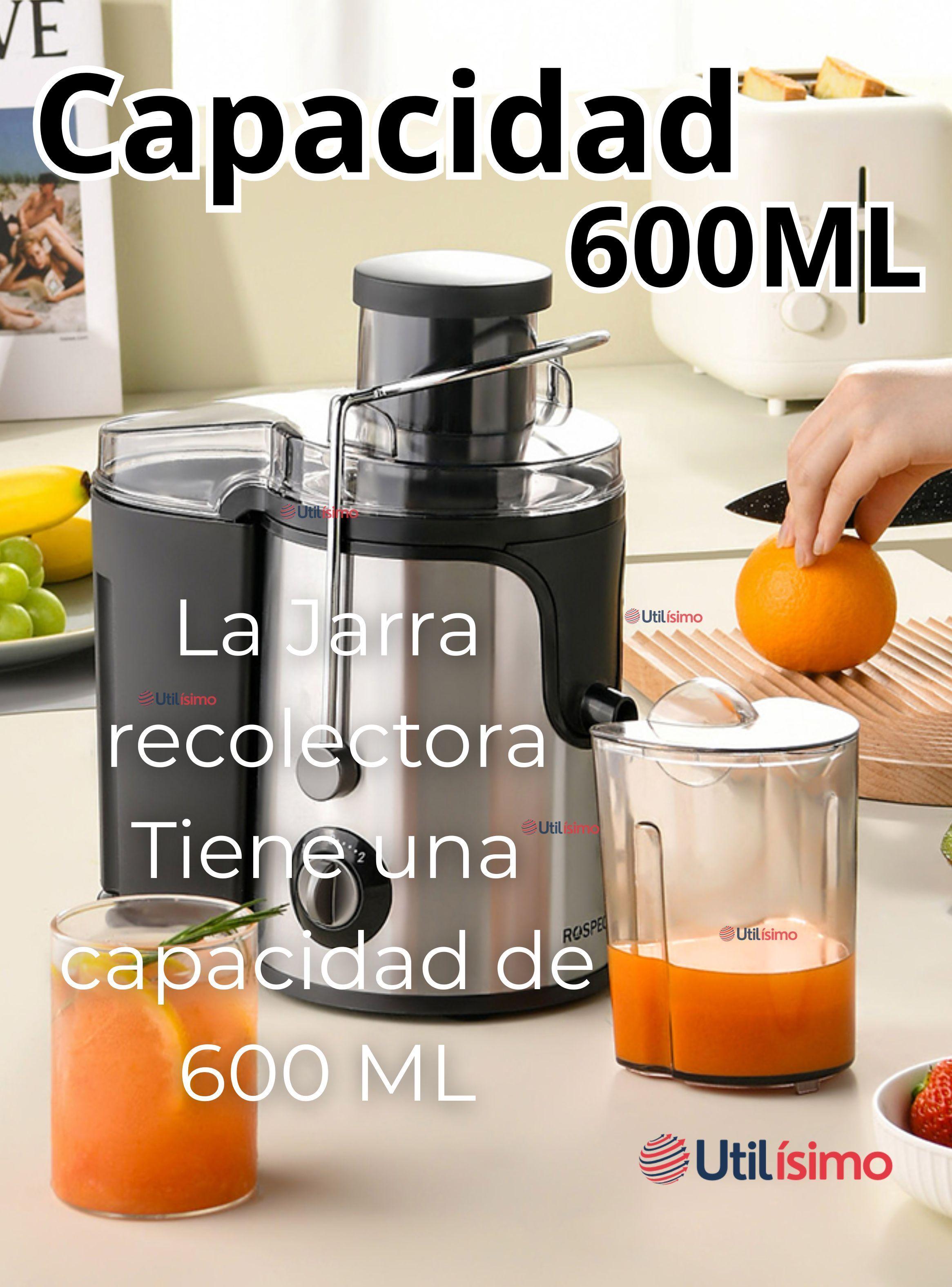 Extractor Exprimidor de Jugos Eléctrico 1000W de Potencia Frutas y Verduras 600 ml-3