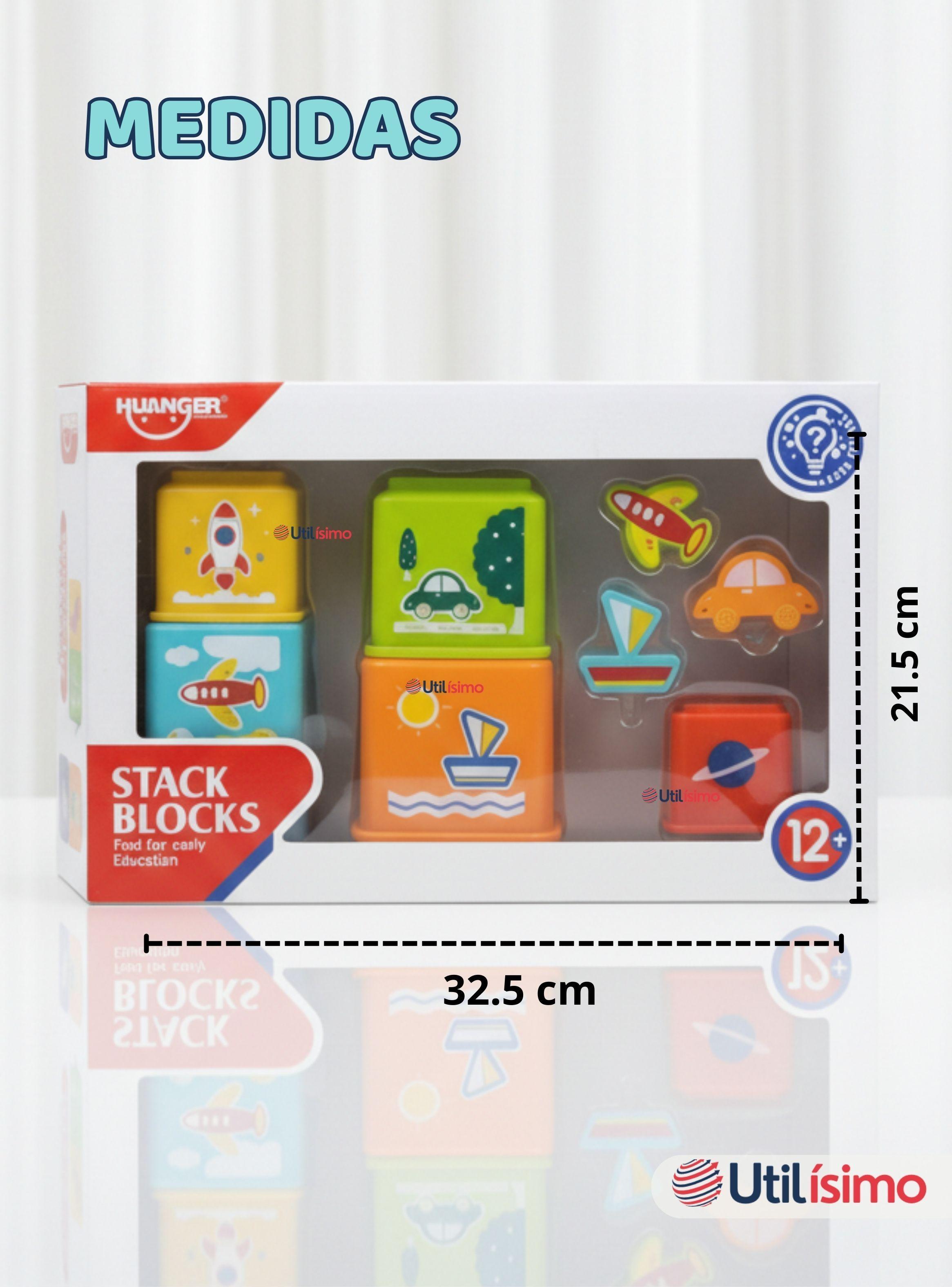 Juego Didáctico Bebé Encaje Apilable Torre Con Figuras para Niña o Niño-3