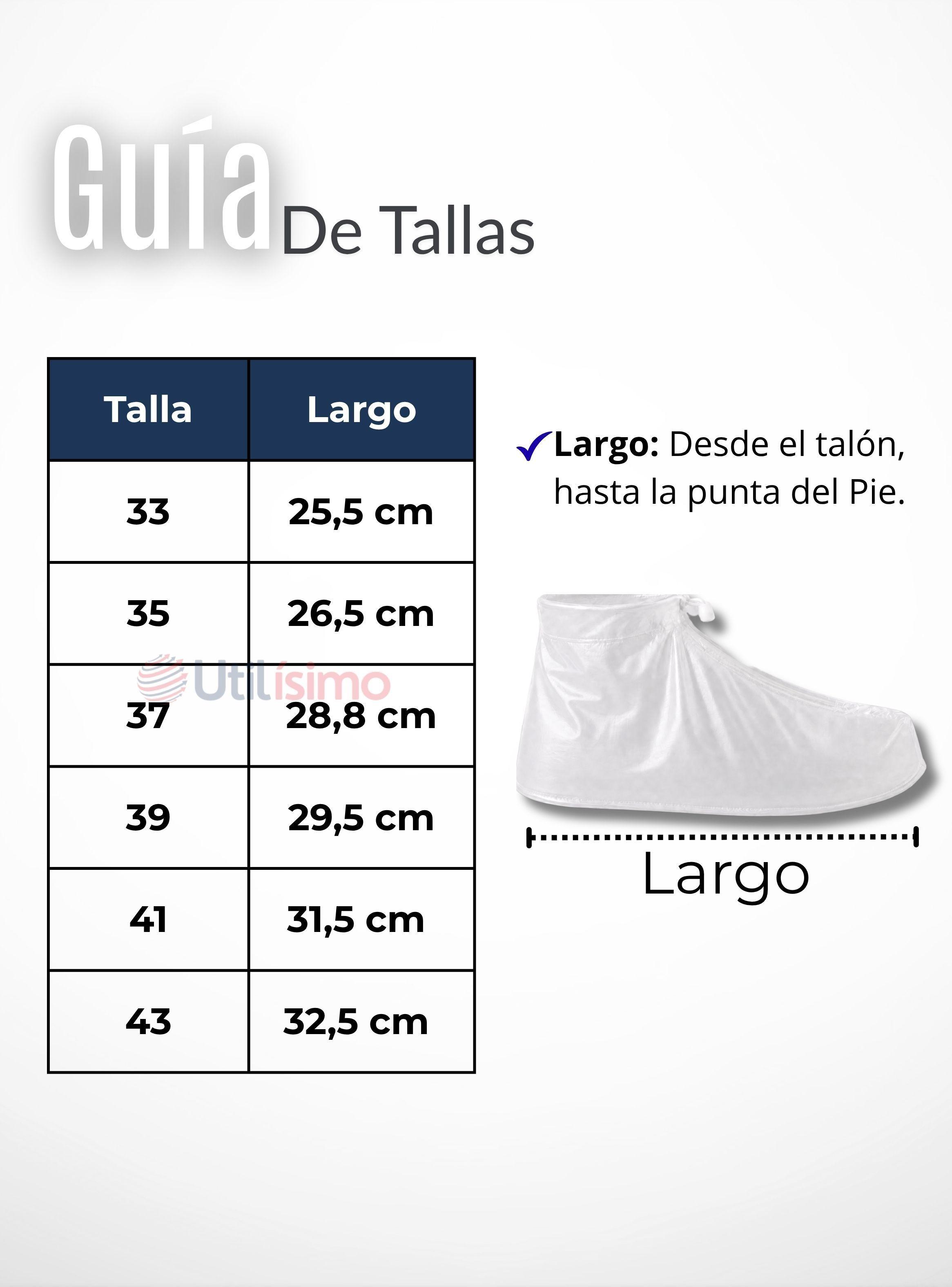 Fundas Cubre Calzado Impermeables Aislante de Lluvia 1 Par Blanco Mujer-4