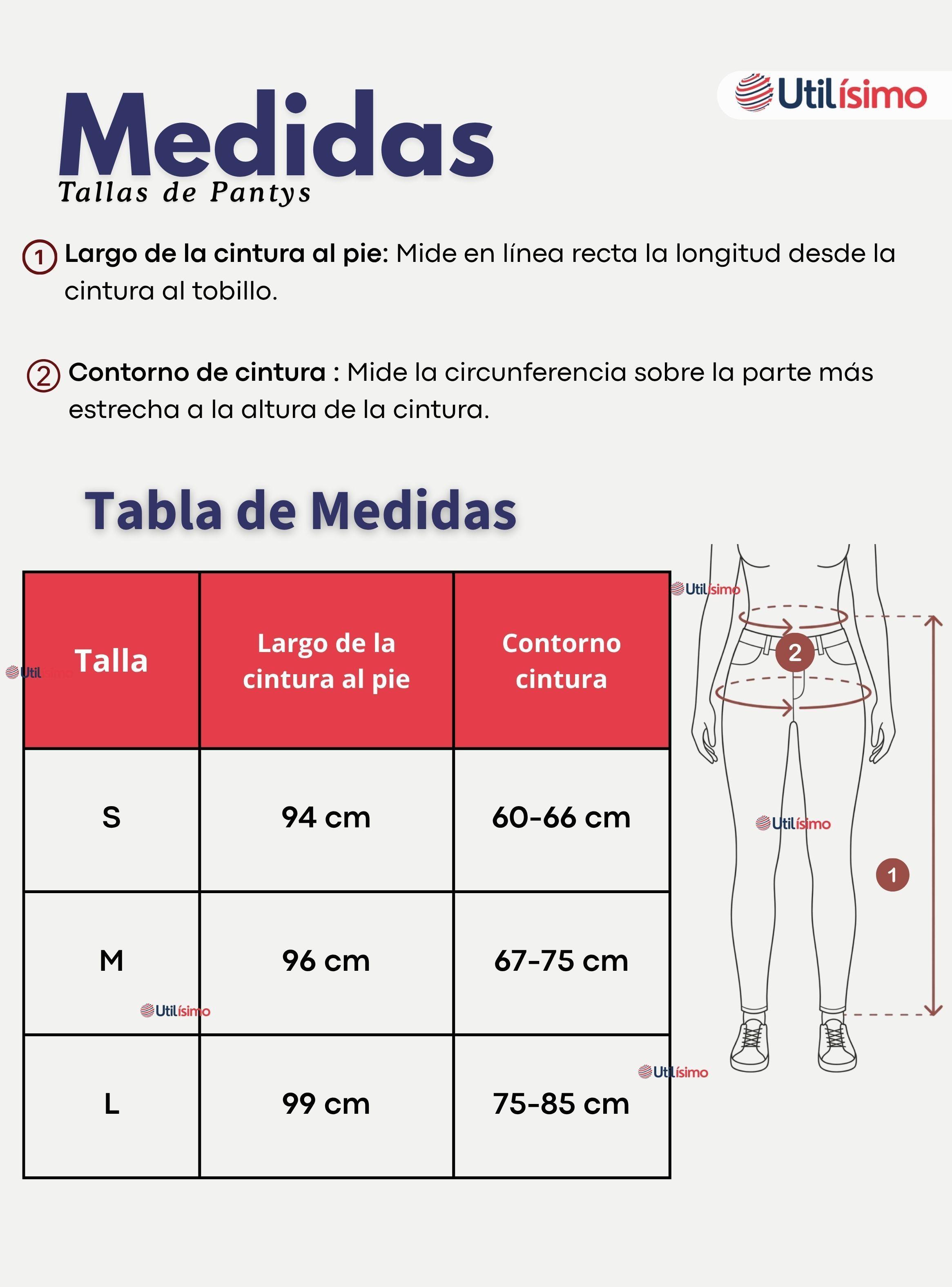 Calza Mujer Panty Con Polar Térmica de Color Negra Chiporro-3