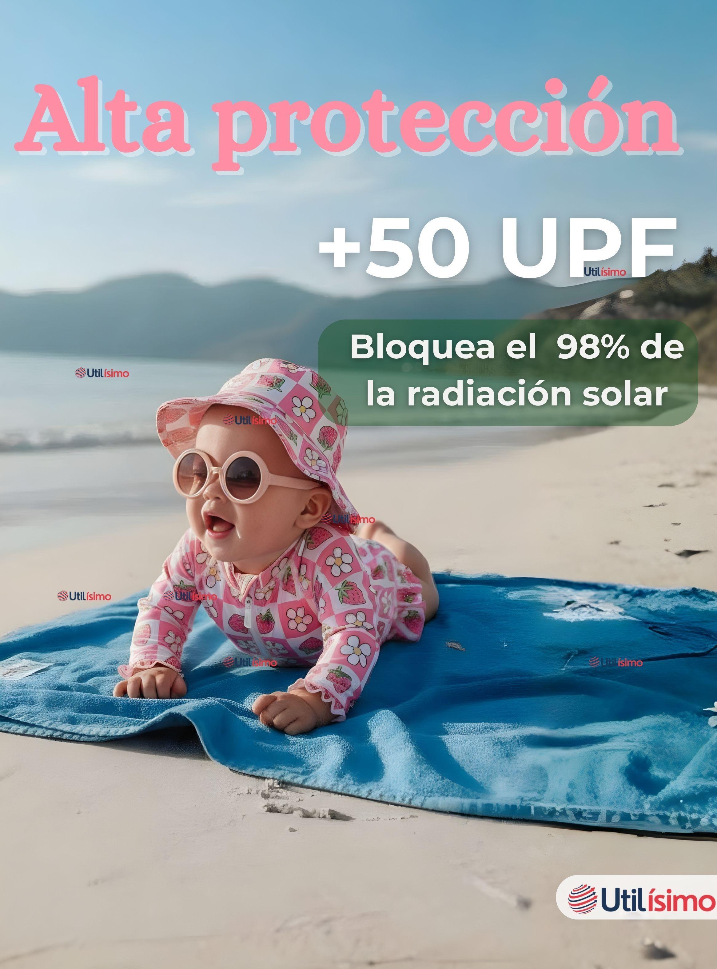 Traje de Baño Enterito Manga Larga Con Gorro 2 Piezas para Niña de 9 a 36 Meses Beautiful Baby-2