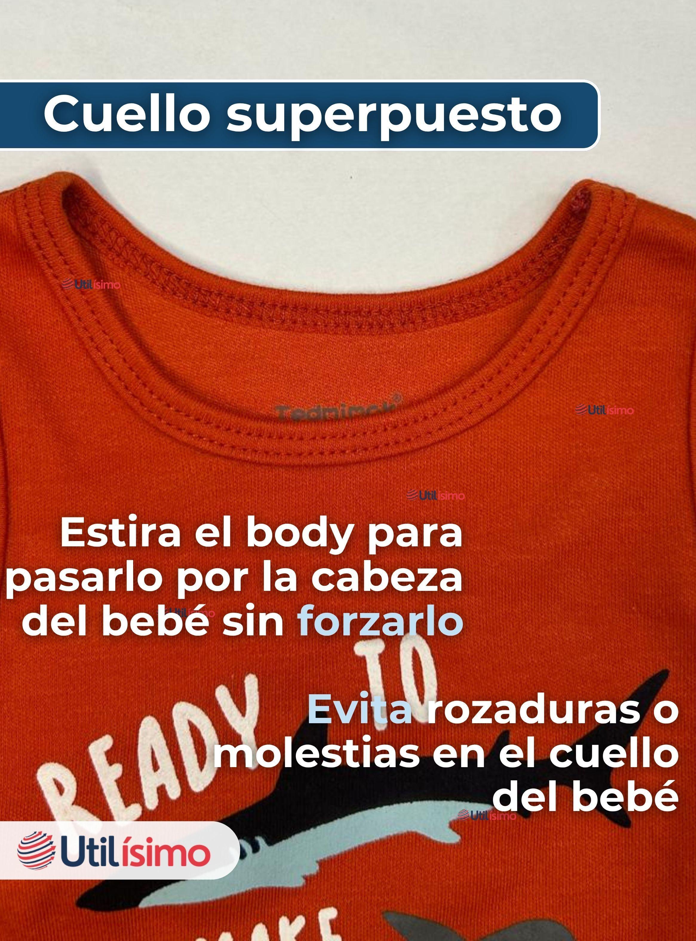 Pack 5 Bodys Niños Sin Manga Tedmimak 100% Algodón Baby shark-5