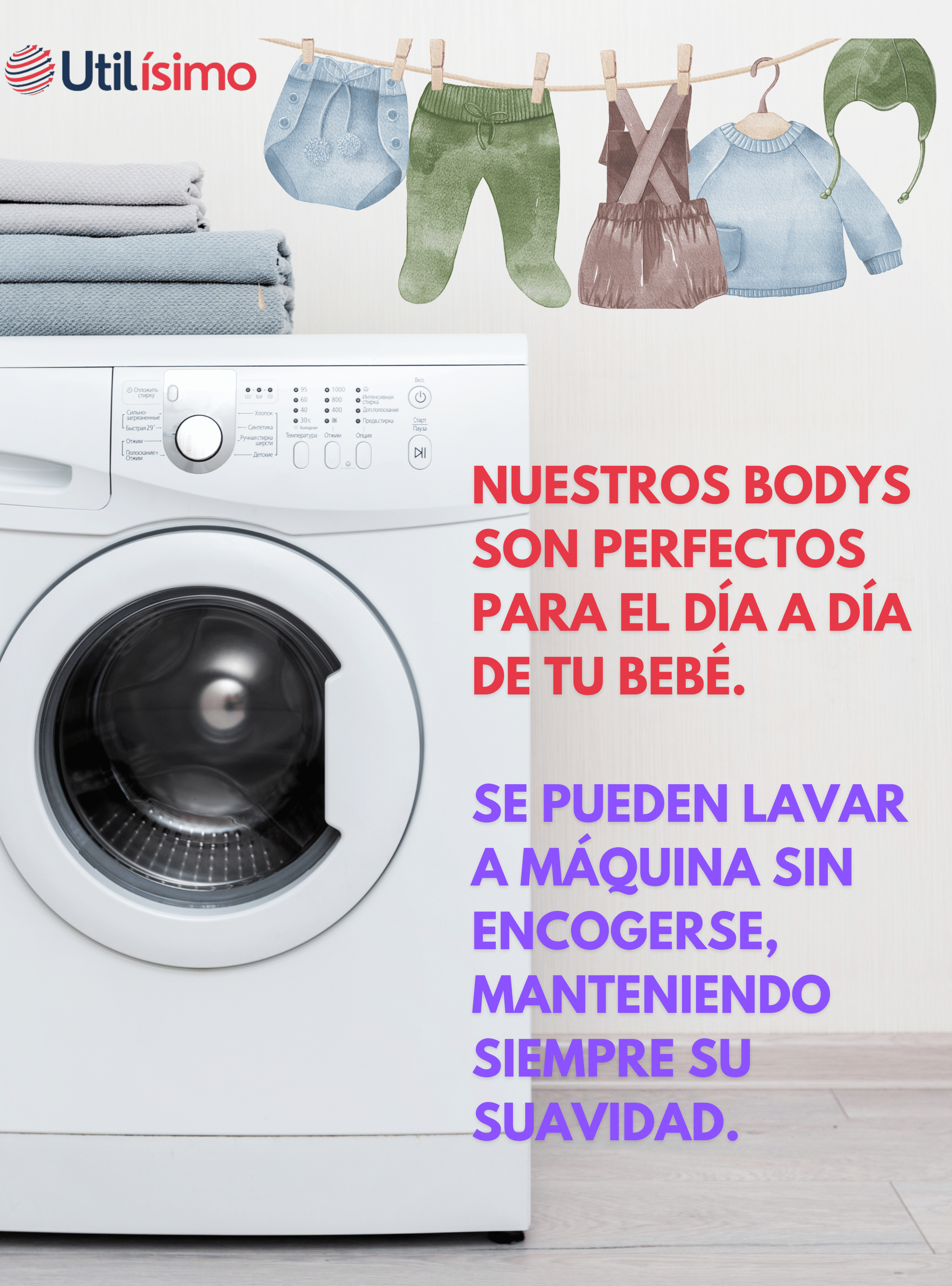 Pack 4 Bodys Bebé Niña Manga Larga Tedmimak 100% Algodón Floral Baby-4