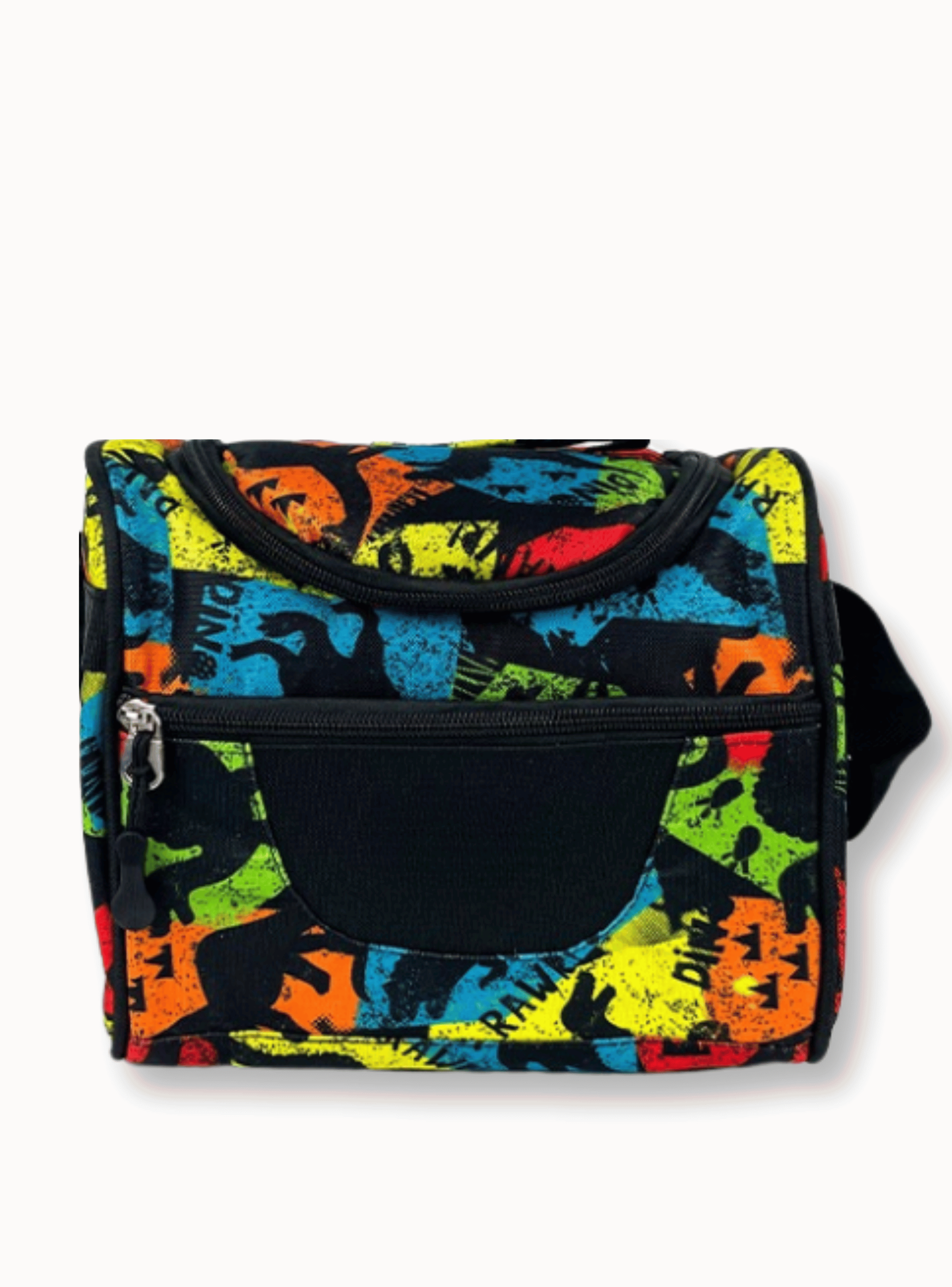 Mochila Con Lonchera Y Estuche 45cm Escolar Niño Yellow Dinosaur-4