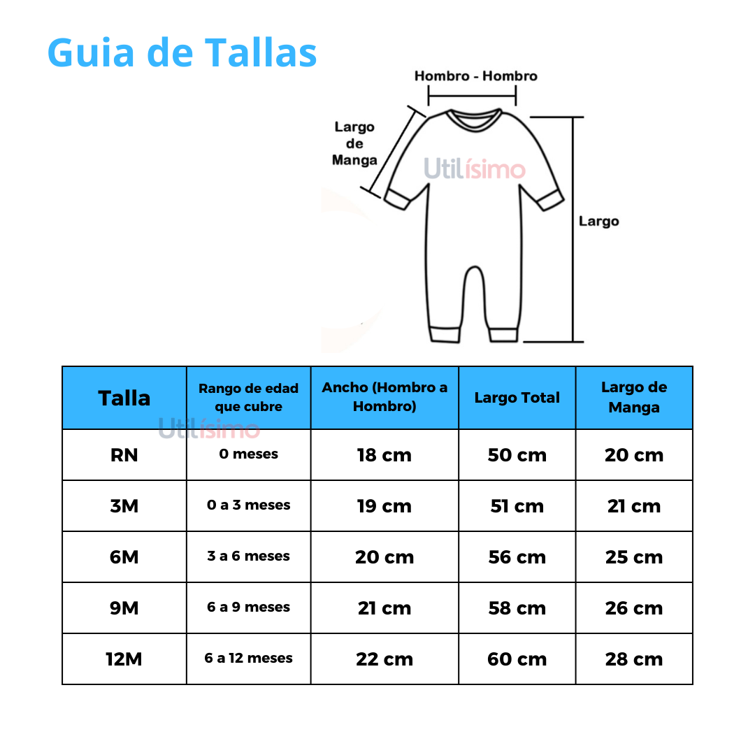 Enterito Bebe Niño Pijama Tedmimak Plush Azul-1