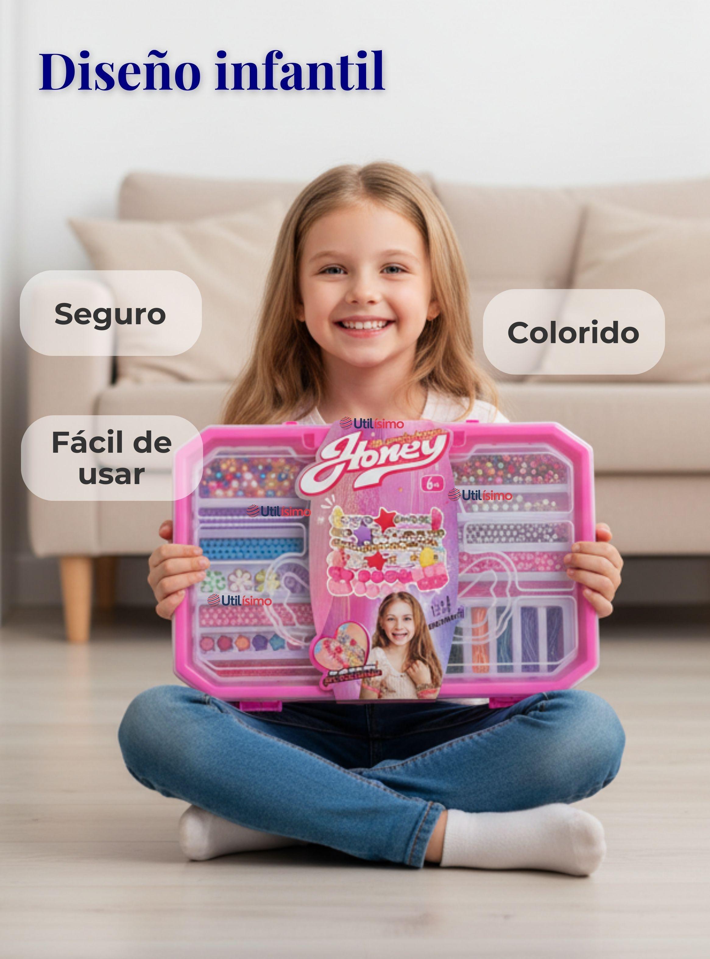 Set De Mostacillas Juguete Para Armar Crear Pulseras Y Collares-5