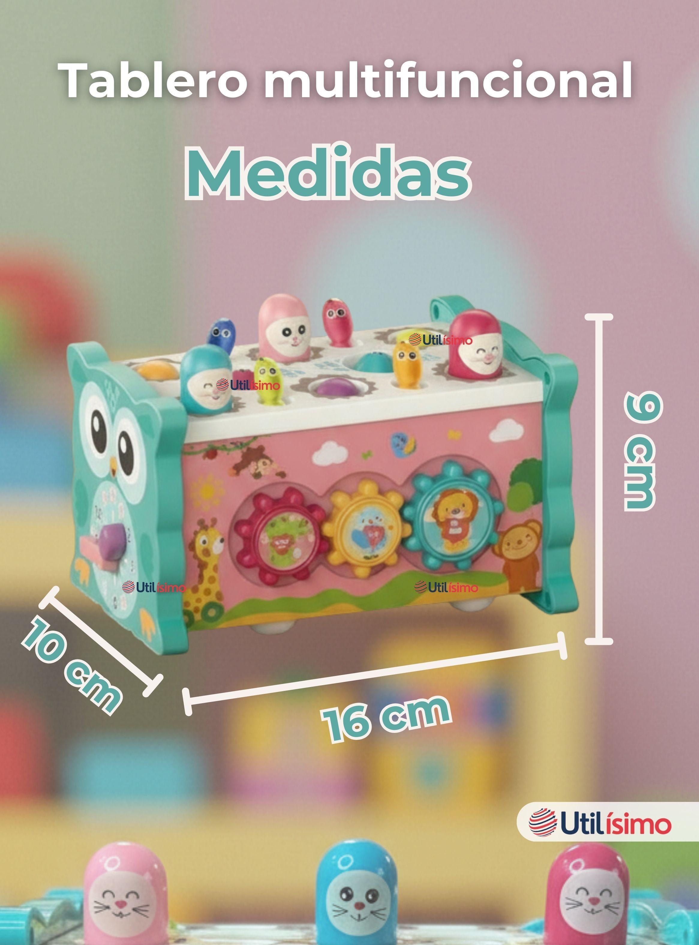 Juguete Tablero Cubo Multifuncional 8 En 1 para Bebé Niño o Niña Montessori-4