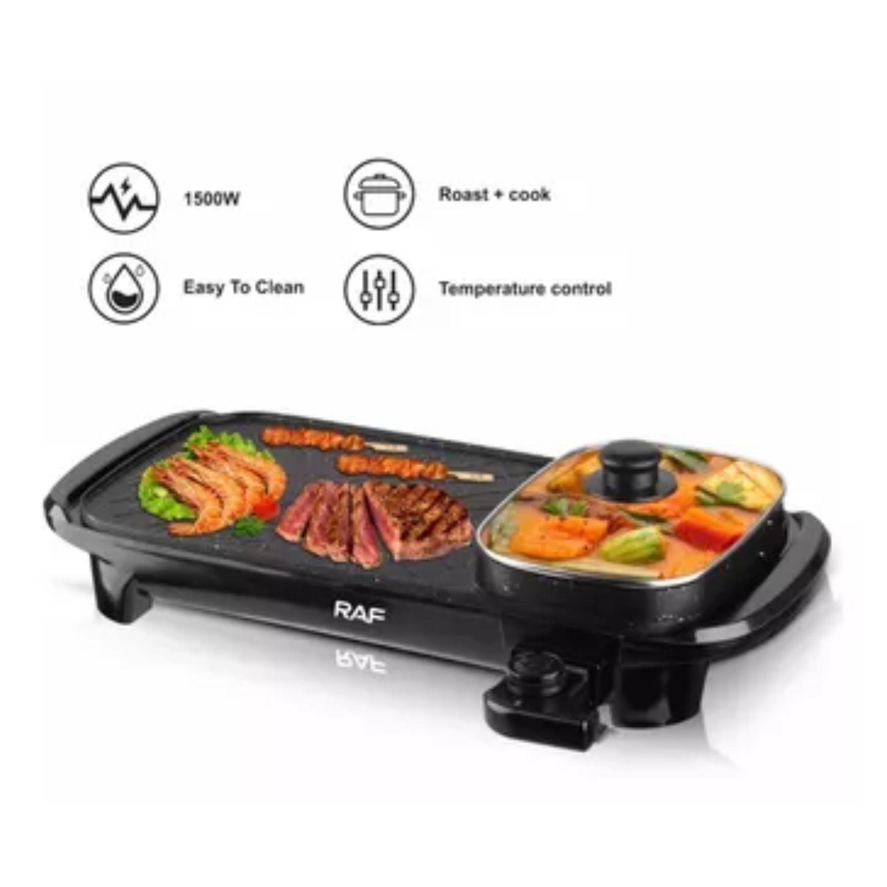 Asador Sarten Plancha Parrillera 2 En 1 Churrasquera-3