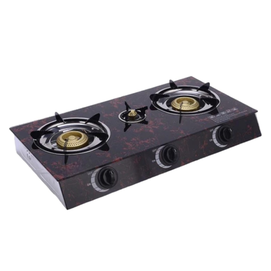 Cocinilla Encimera a Gas Vidrio Templado LINE™ 3 Platos Regular-2