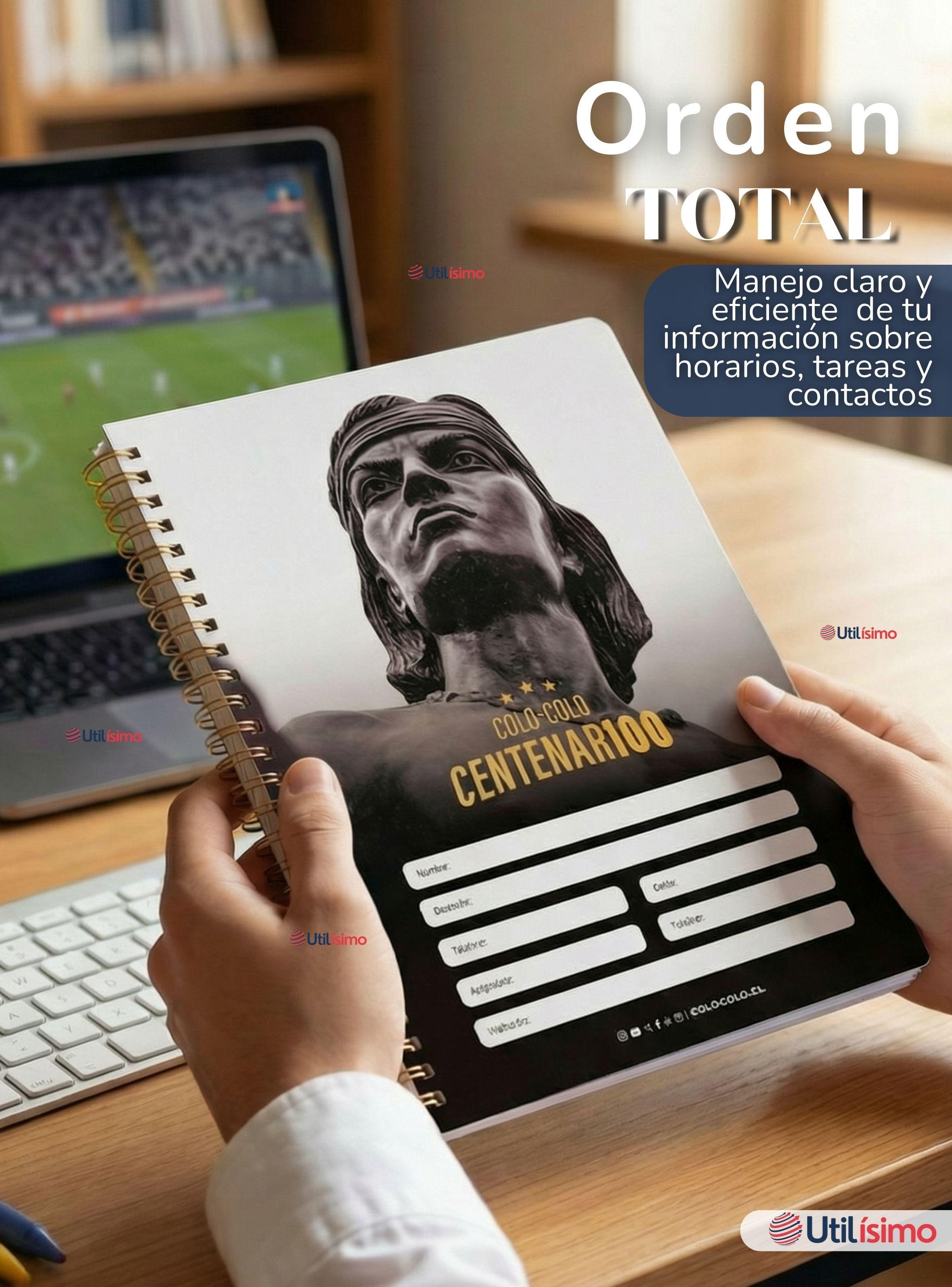 Pack 10 Unidades Cuadernos Colo Colo Centenario 7mm 100 Hojas Diseños Surtidos-4